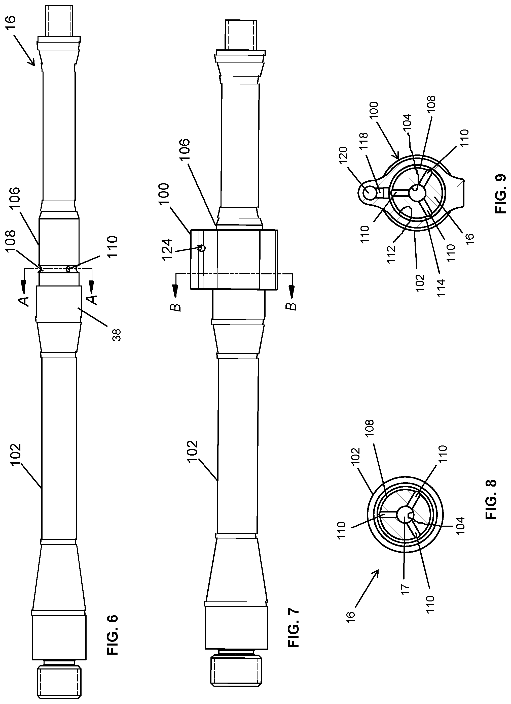 Patent US12305949 Figure 4 – Firearm assemblies with multiple gas ports