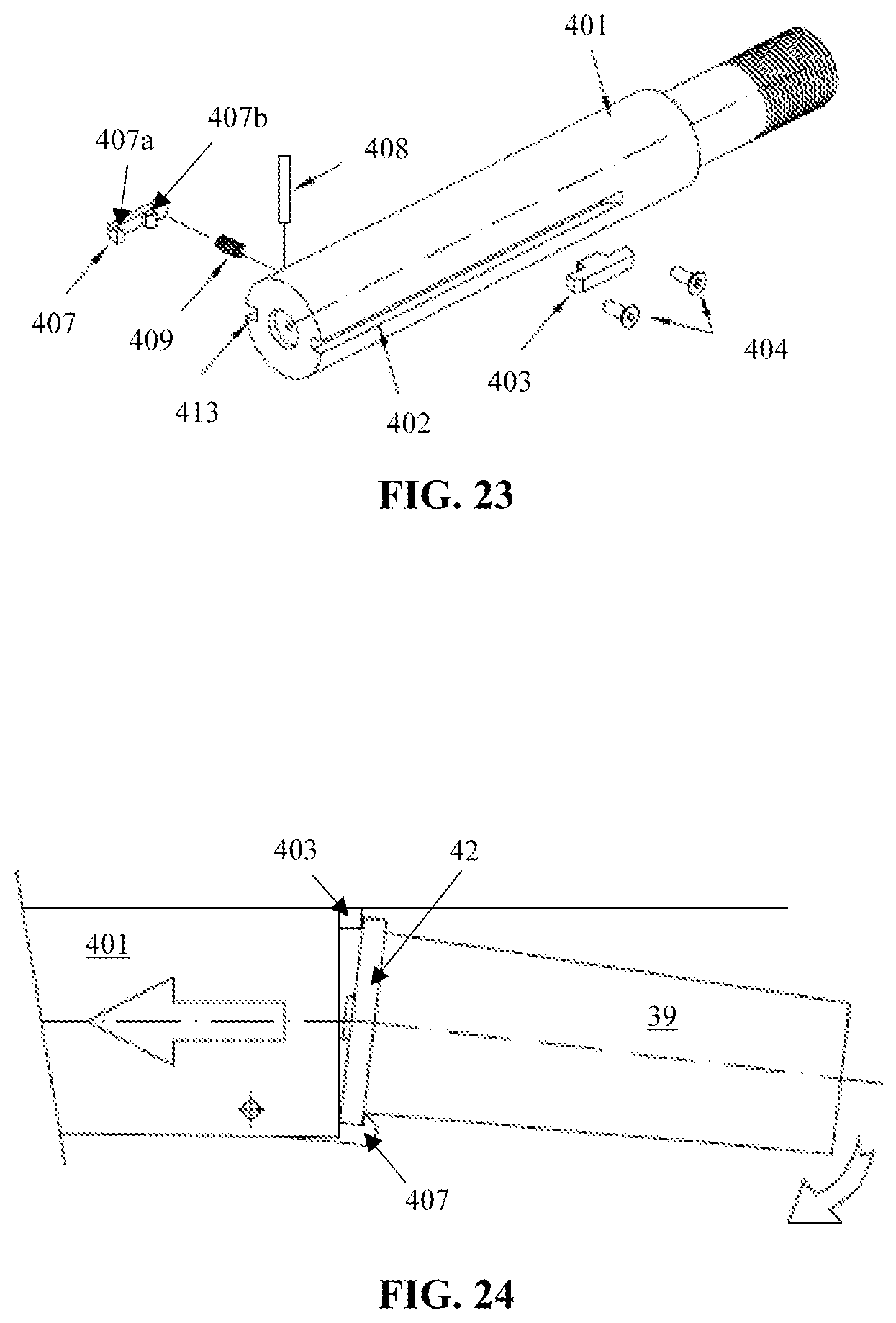 Patent US12305950 Figure 15 – Rifles and muzzle loading rifles receiving propellant charge with an extended primer cap in a bolt action configuration, and method of loading