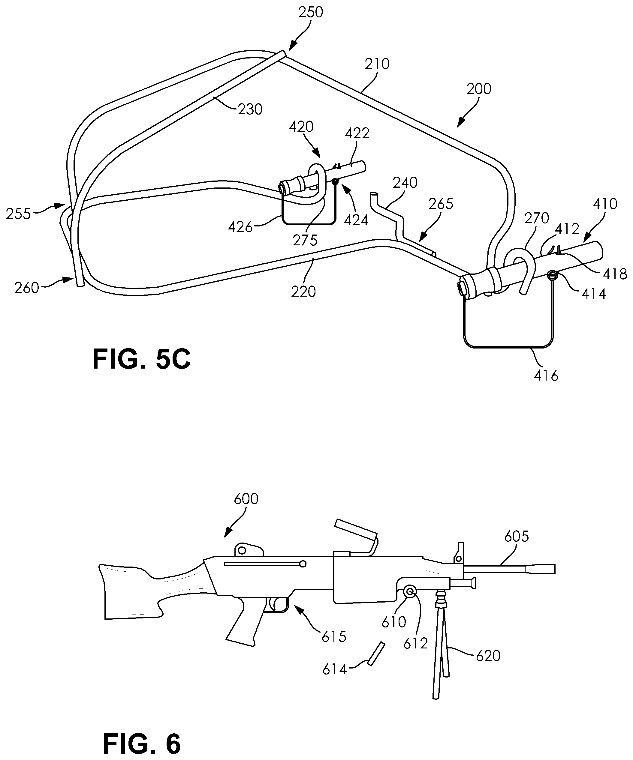 Patent US12305951 Figure 4 – System, apparatus, and method for collecting ammunition casings