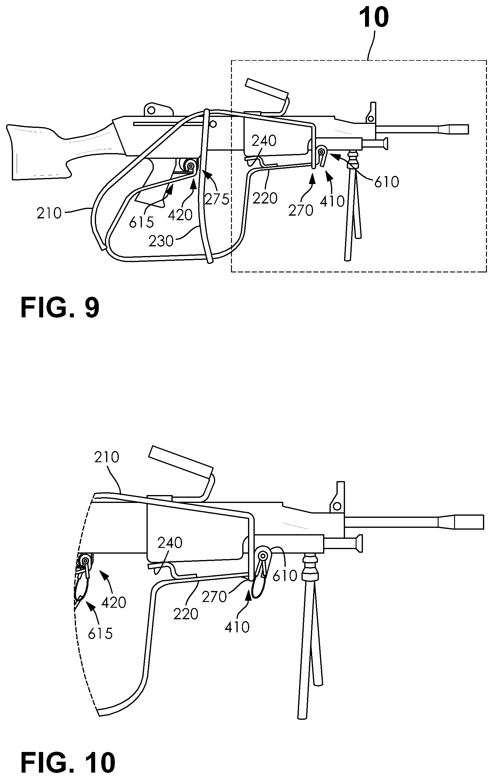 Patent US12305951 Figure 6 – System, apparatus, and method for collecting ammunition casings
