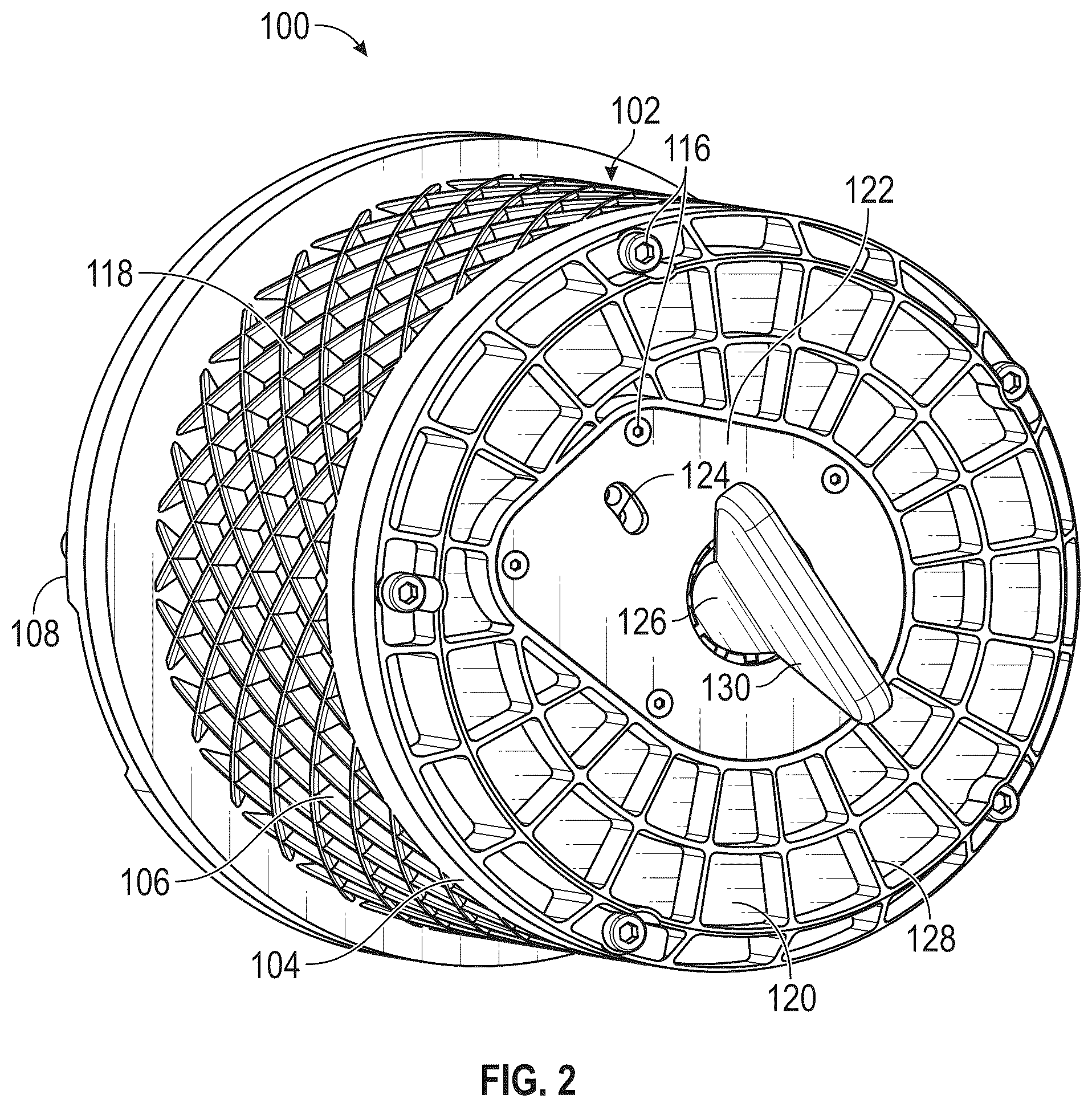 Patent US12305953 Figure 2 – Jam-resistant drum magazine