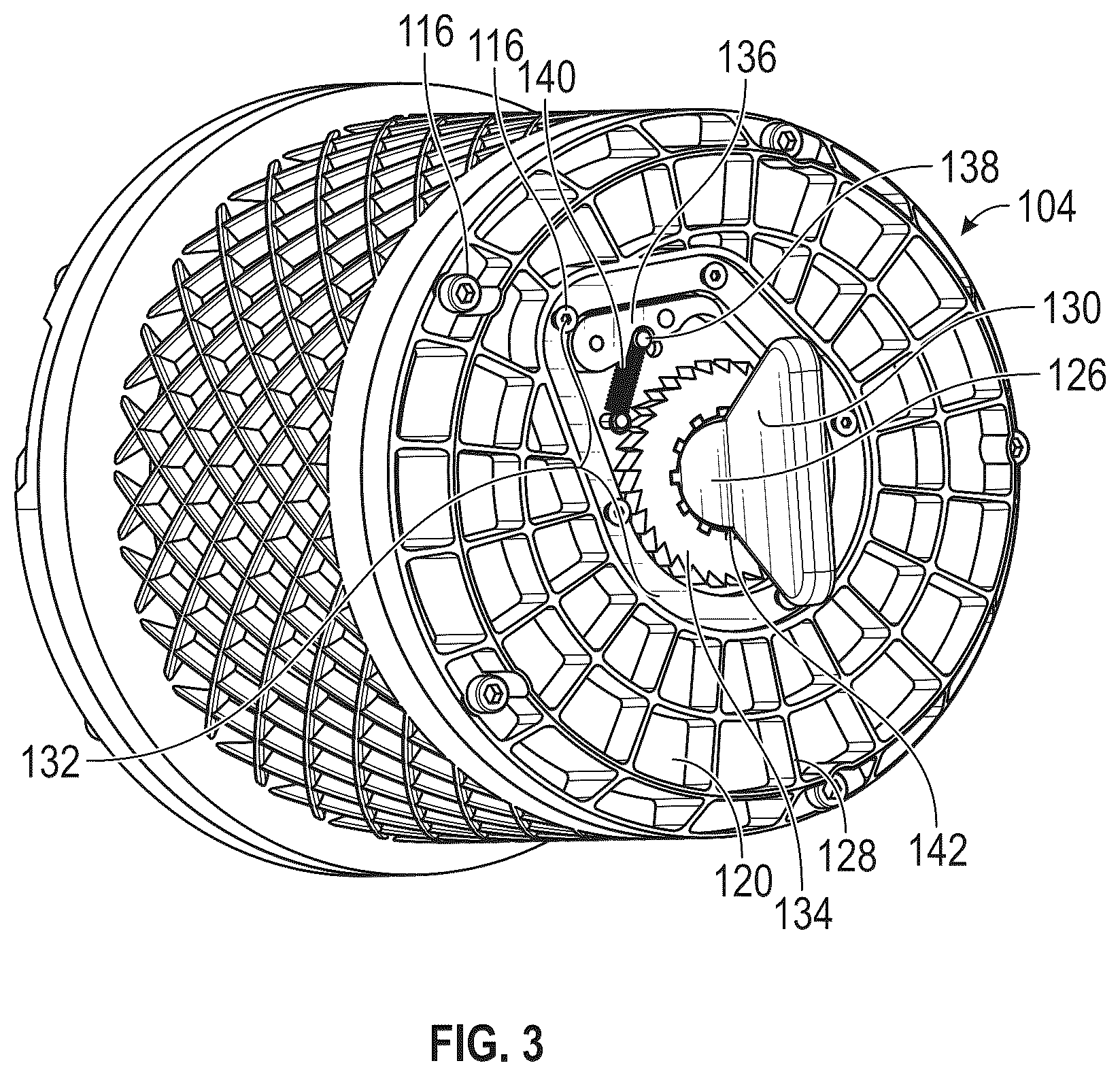 Patent US12305953 Figure 3 – Jam-resistant drum magazine