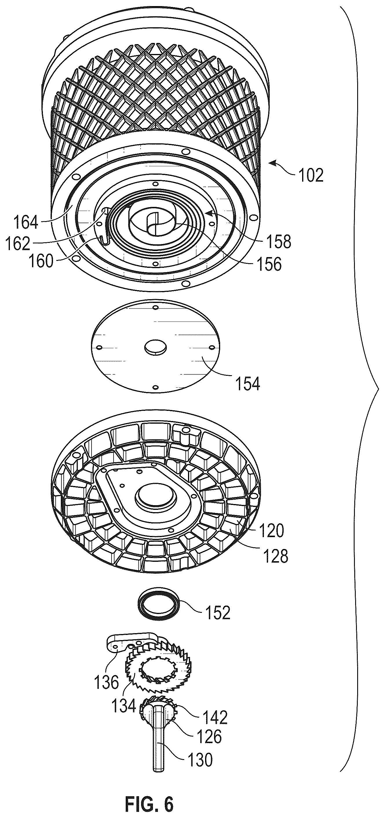 Patent US12305953 Figure 6 – Jam-resistant drum magazine