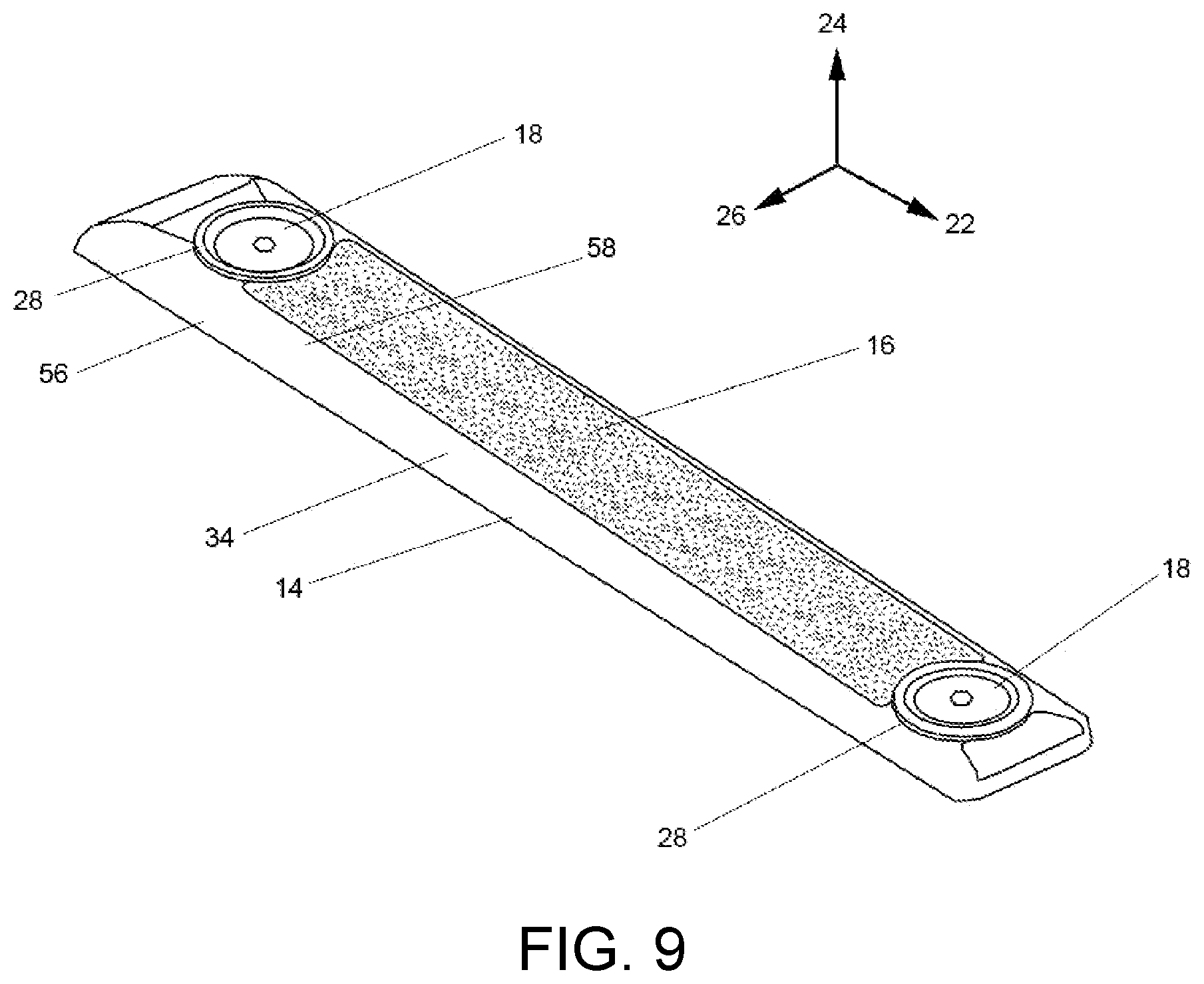 Patent US12305956 Figure 9 – Optimized firearm panel