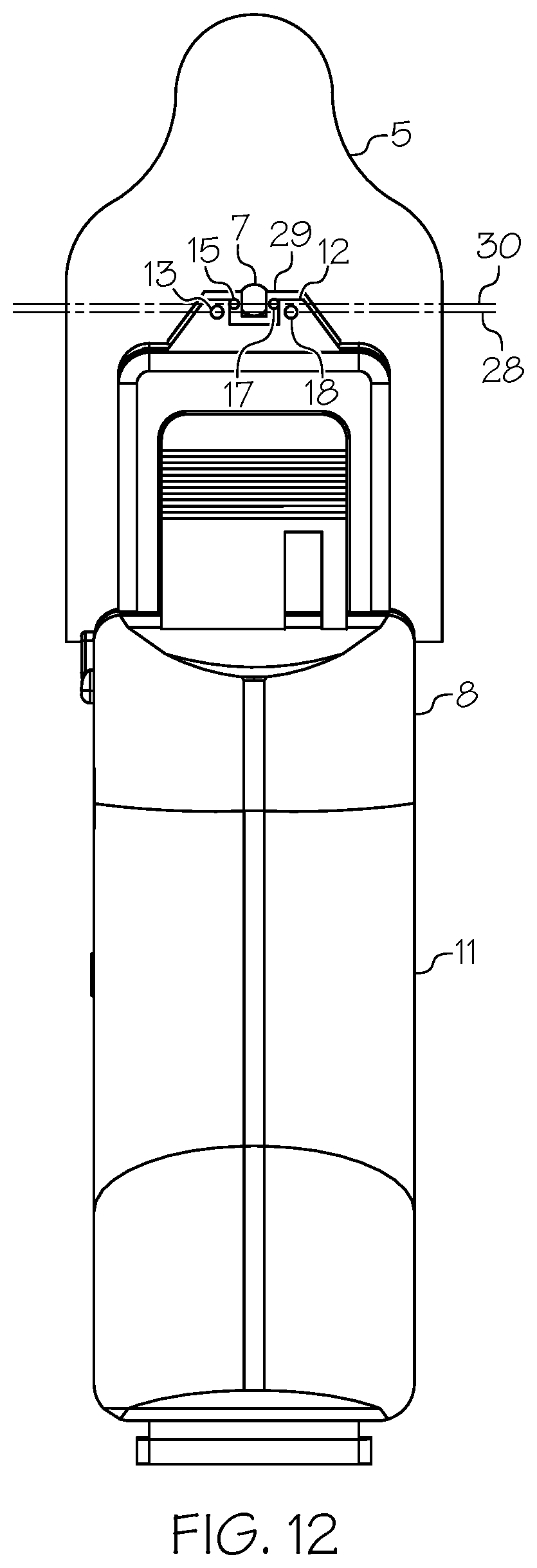 Patent US12305957 Figure 12 – Aiming apparatus