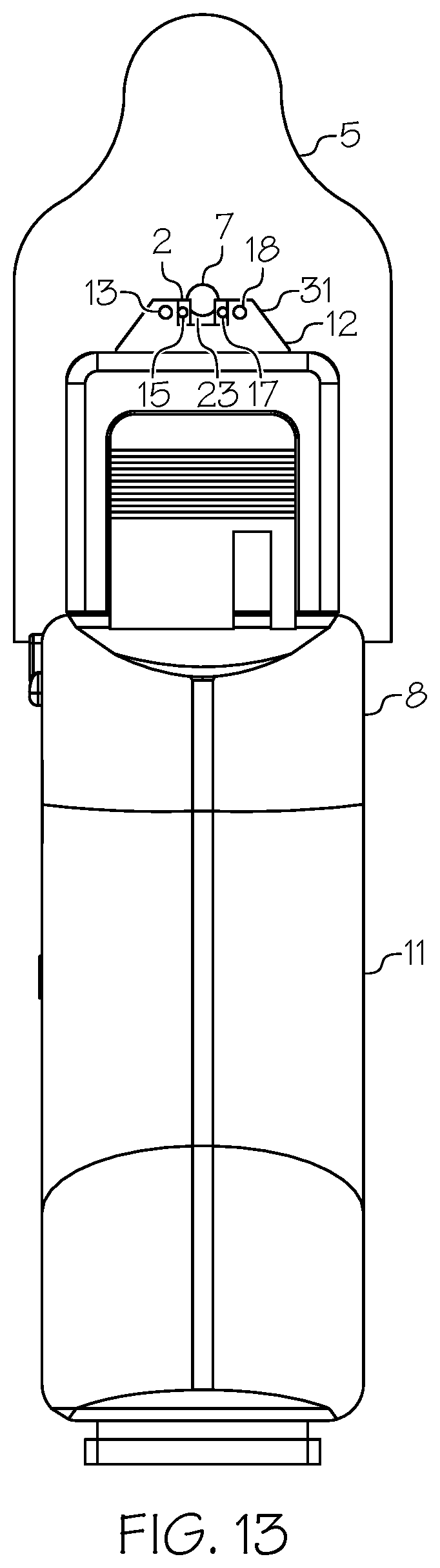 Patent US12305957 Figure 13 – Aiming apparatus