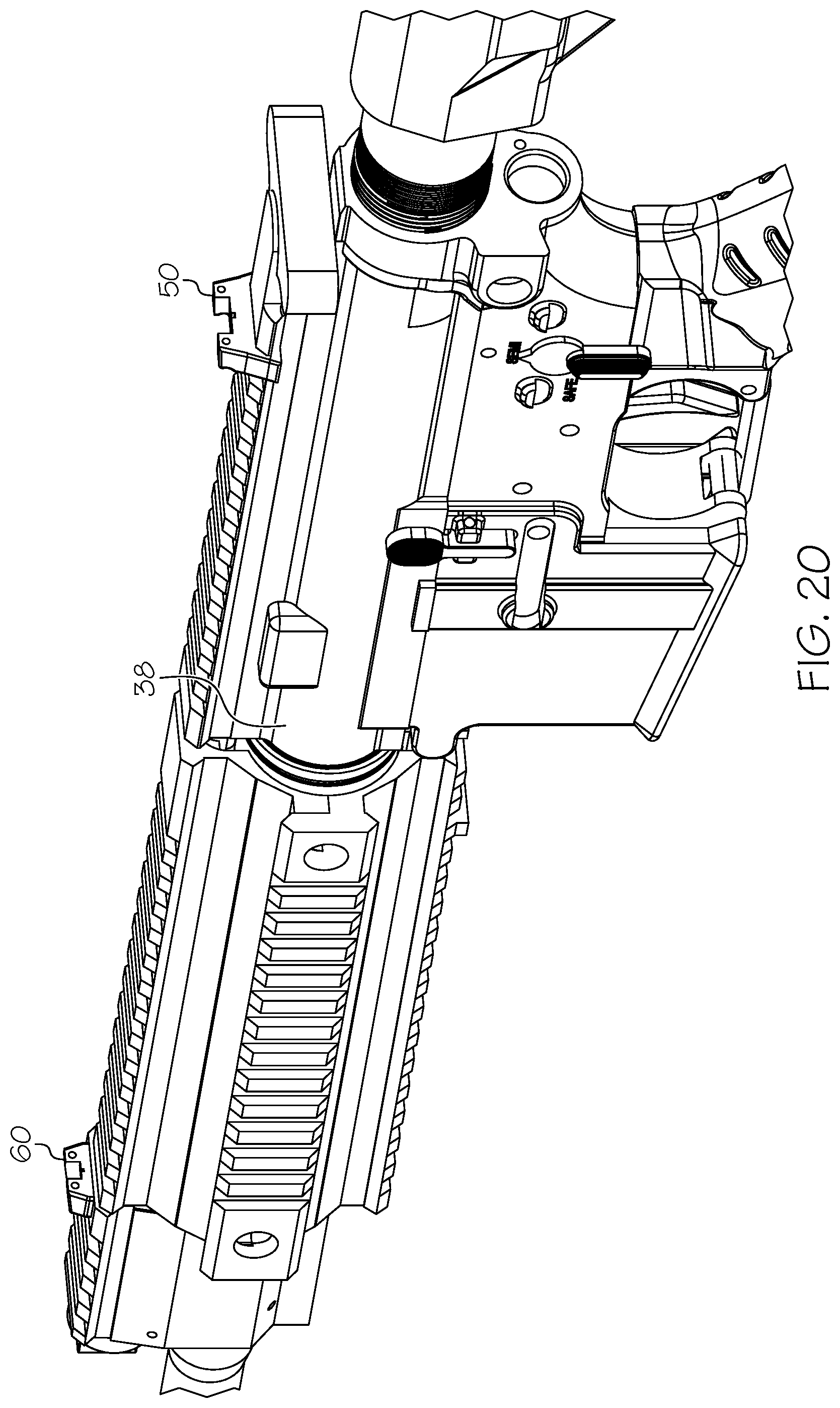 Patent US12305957 Figure 18 – Aiming apparatus