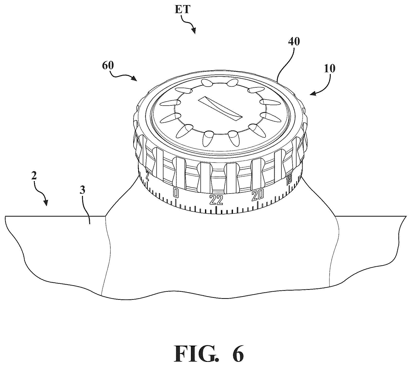 Patent US12305959 Figure 6 – Modifiable turret for optical scope