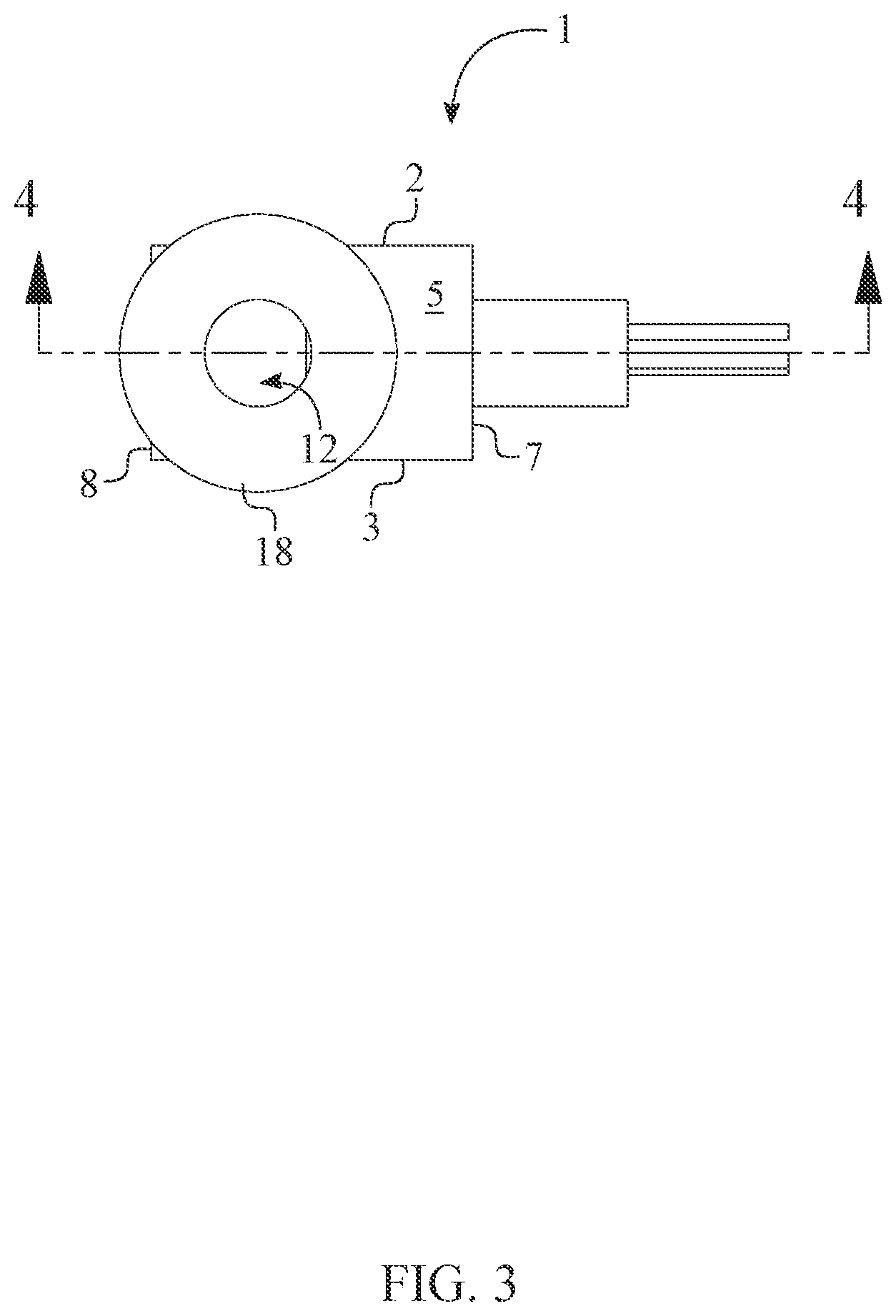Patent US12305960 Figure 3 – Concentric collocated aiming device