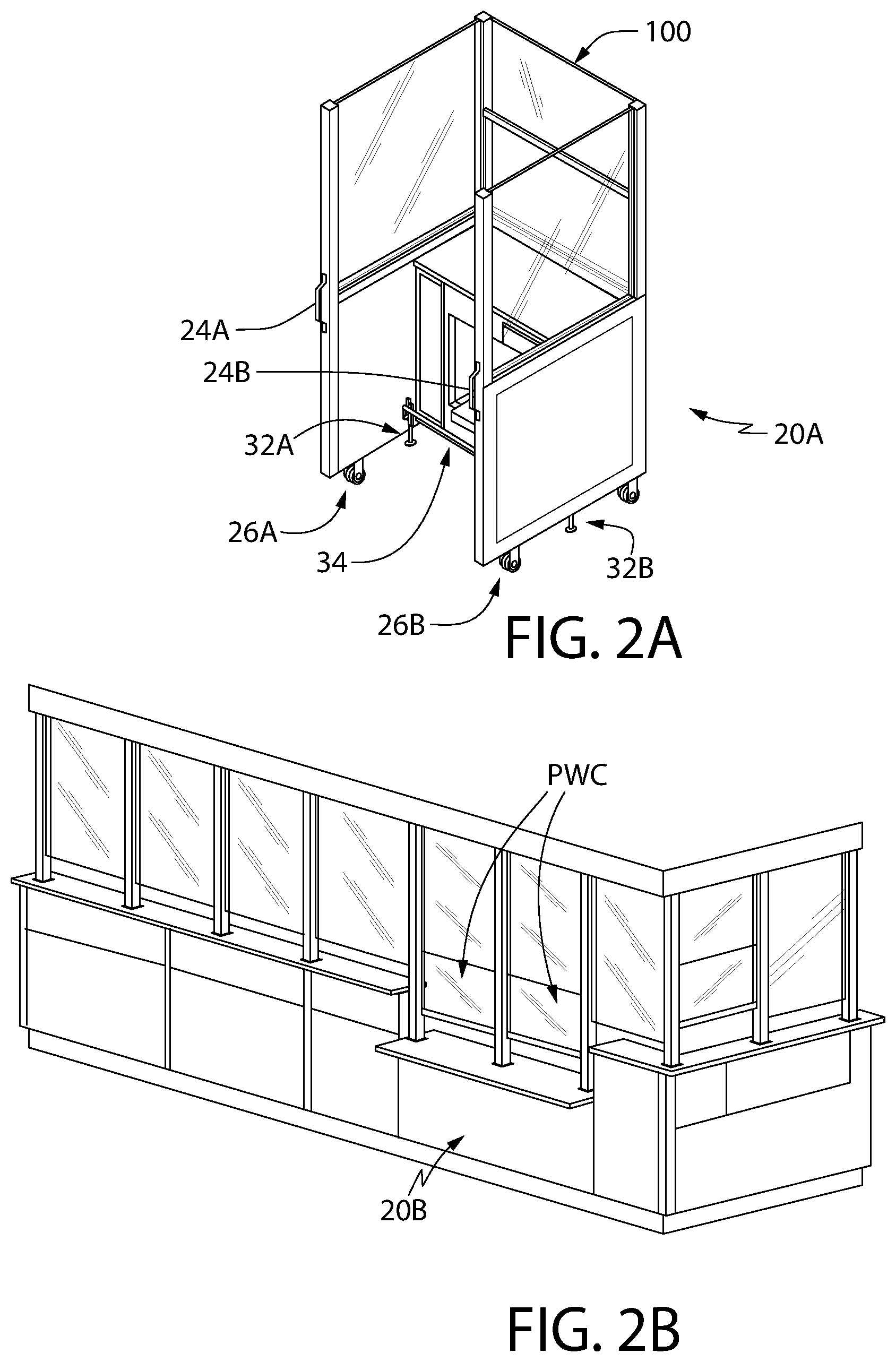 Patent US12305963 Figure 3 – Mobile and stationary protective attendant stations