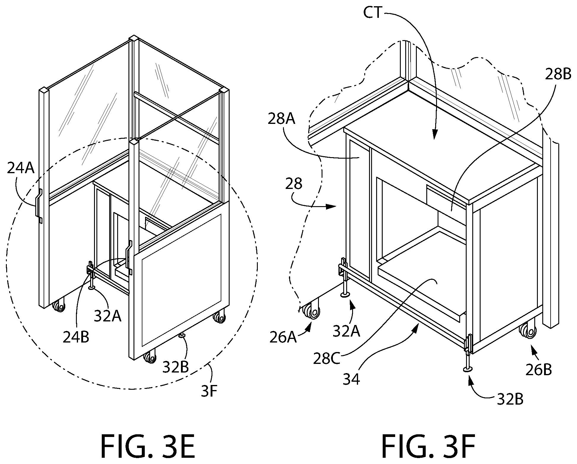 Patent US12305963 Figure 8 – Mobile and stationary protective attendant stations
