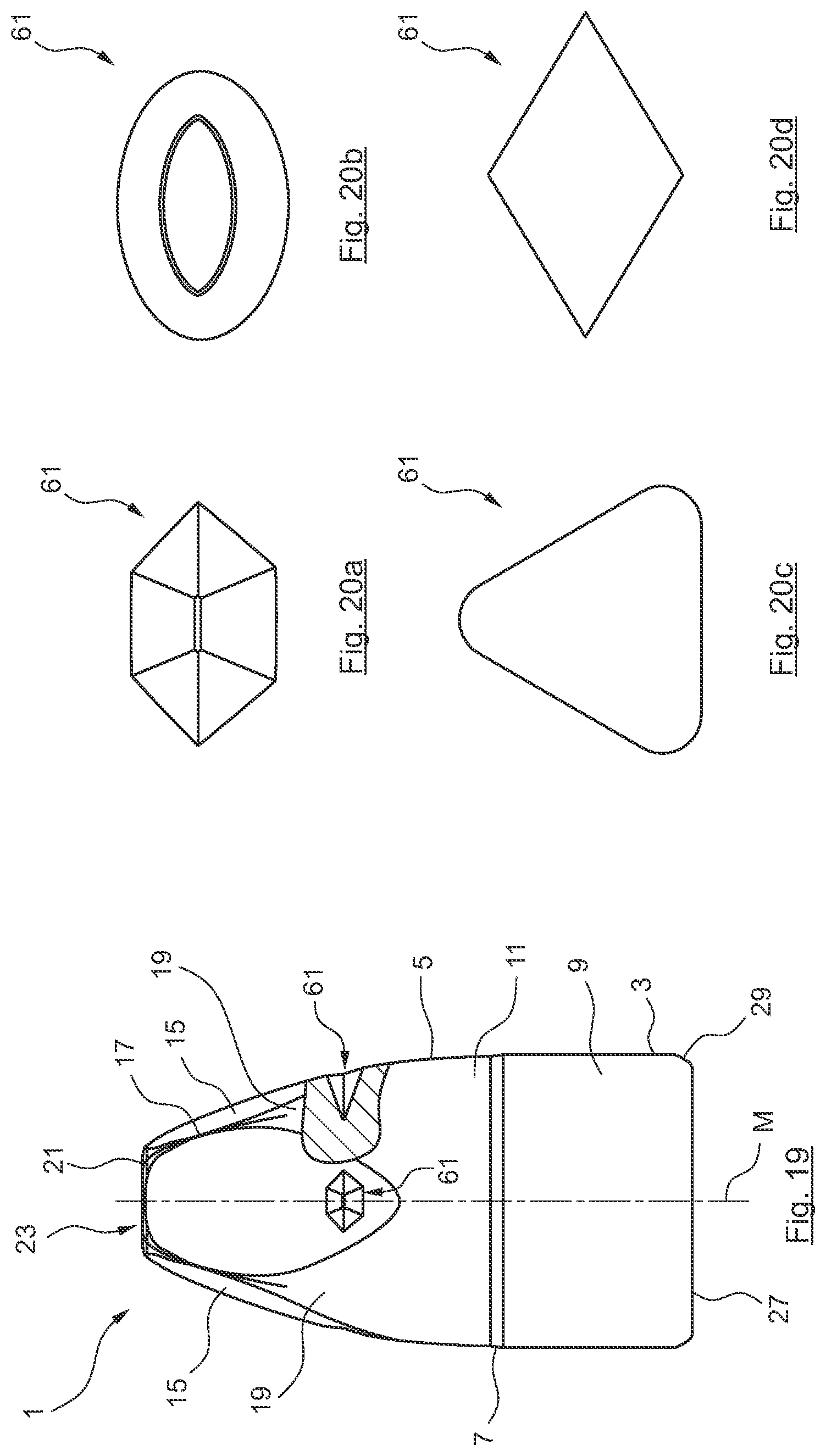 Patent US12305965 Figure 7 – Projectile, in particular deformation and/or partial fragmentation projectile, and method for producing a projectile