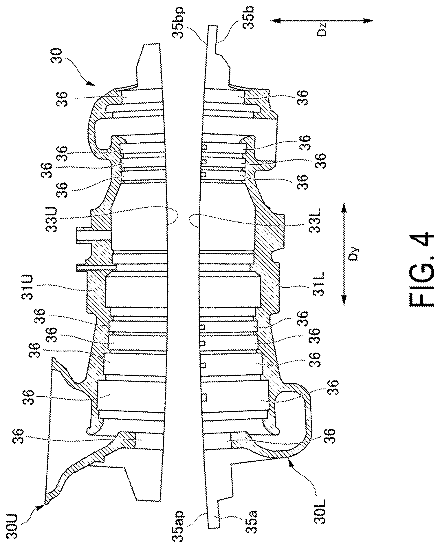 Patent US12305970 Figure 4 – Method for estimating flange displacement amount in rotary machine, program for executing the method, and device for performing the method
