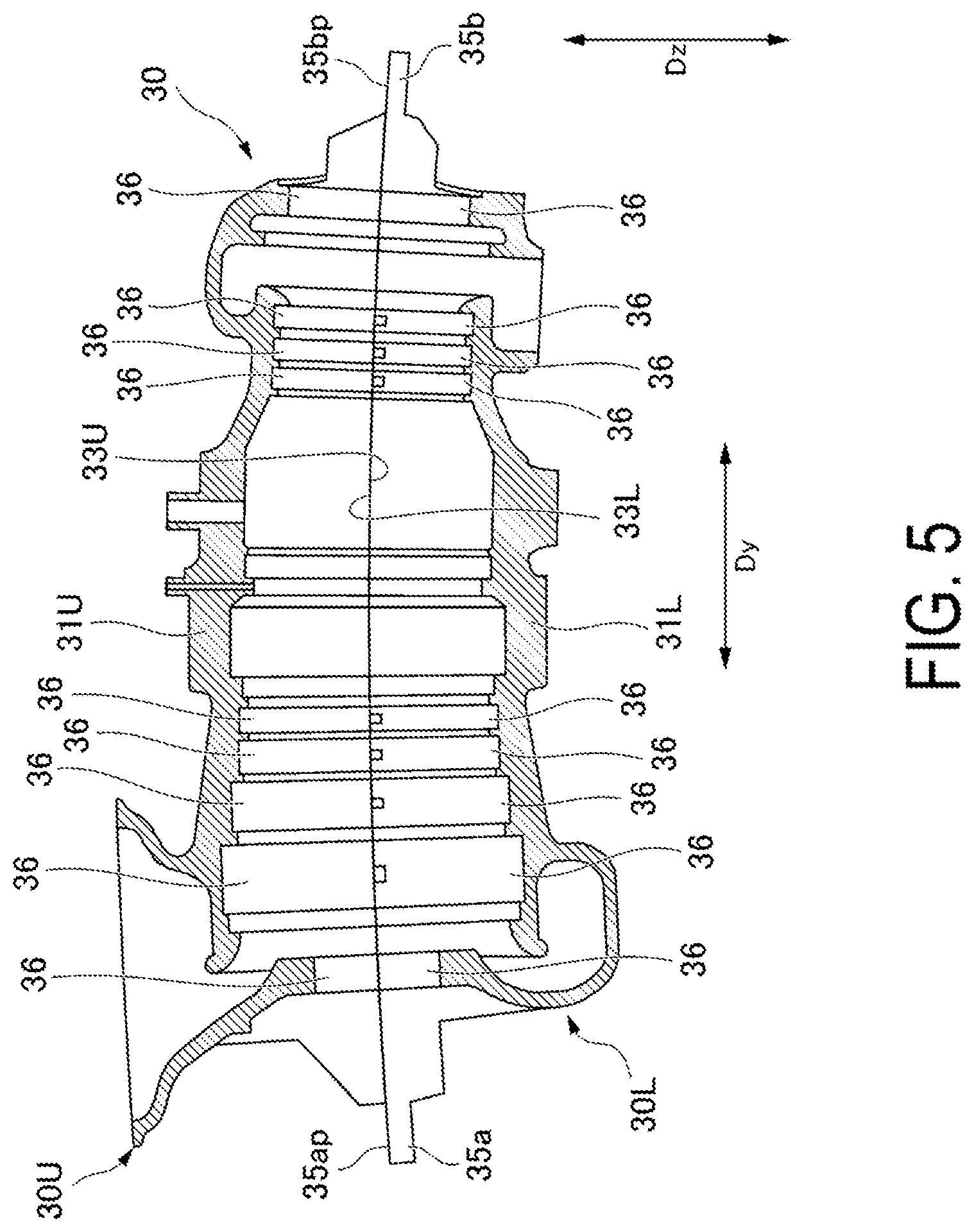 Patent US12305970 Figure 5 – Method for estimating flange displacement amount in rotary machine, program for executing the method, and device for performing the method