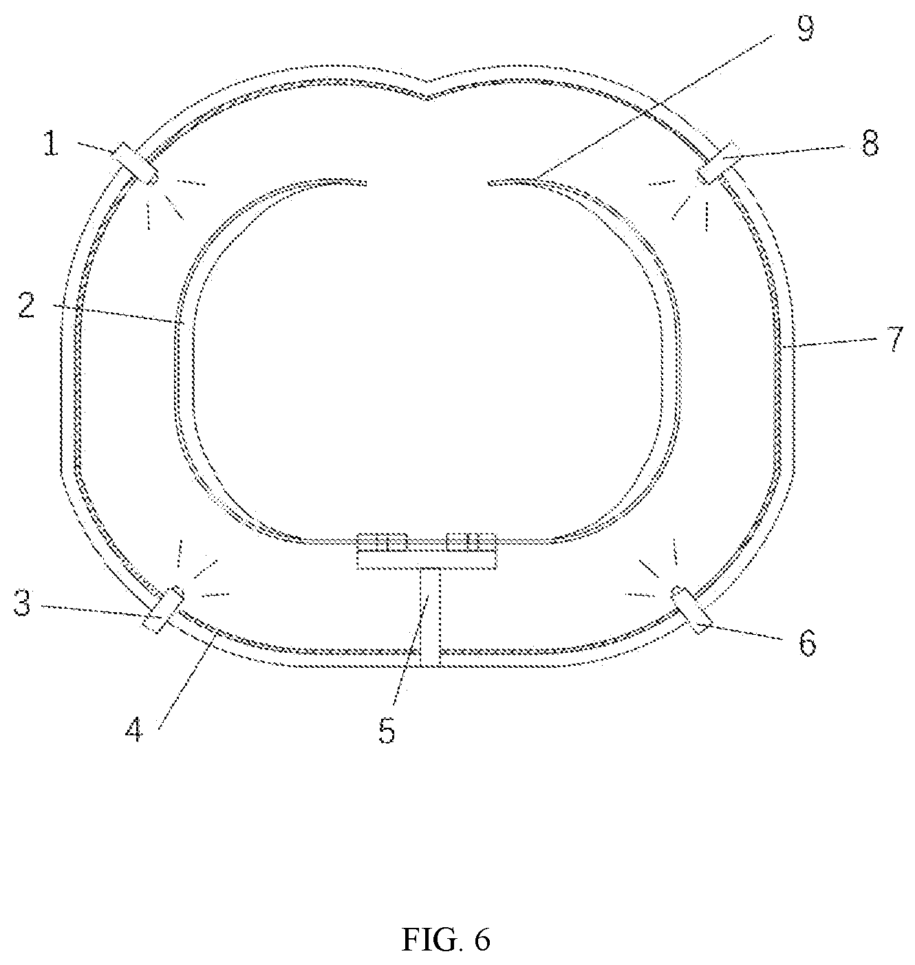 Patent US12305972 Figure 6 – Method for measuring deformation of dummy rib