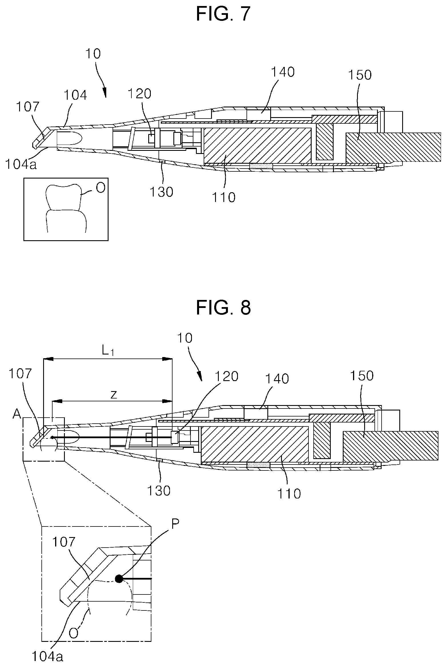 Patent US12305975 Figure 7 – Three-dimensional scanning system and method for controlling the same