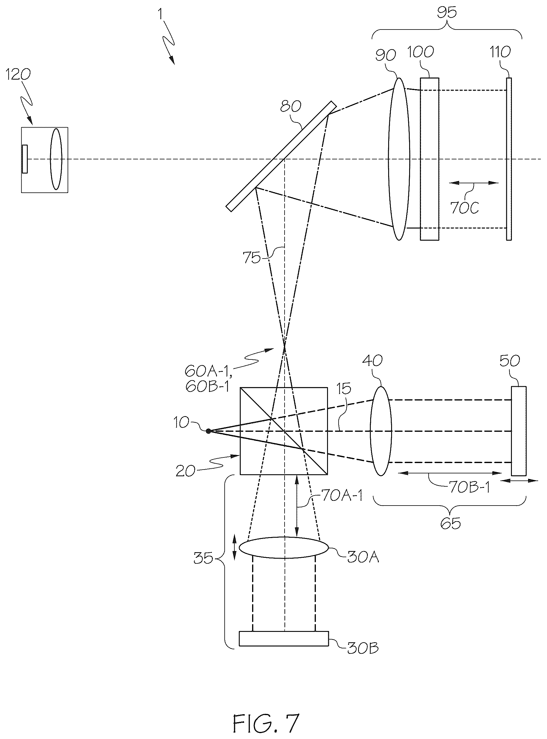 Patent US12305981 Figure 7 – Low-coherence interferometer with surface power compensation