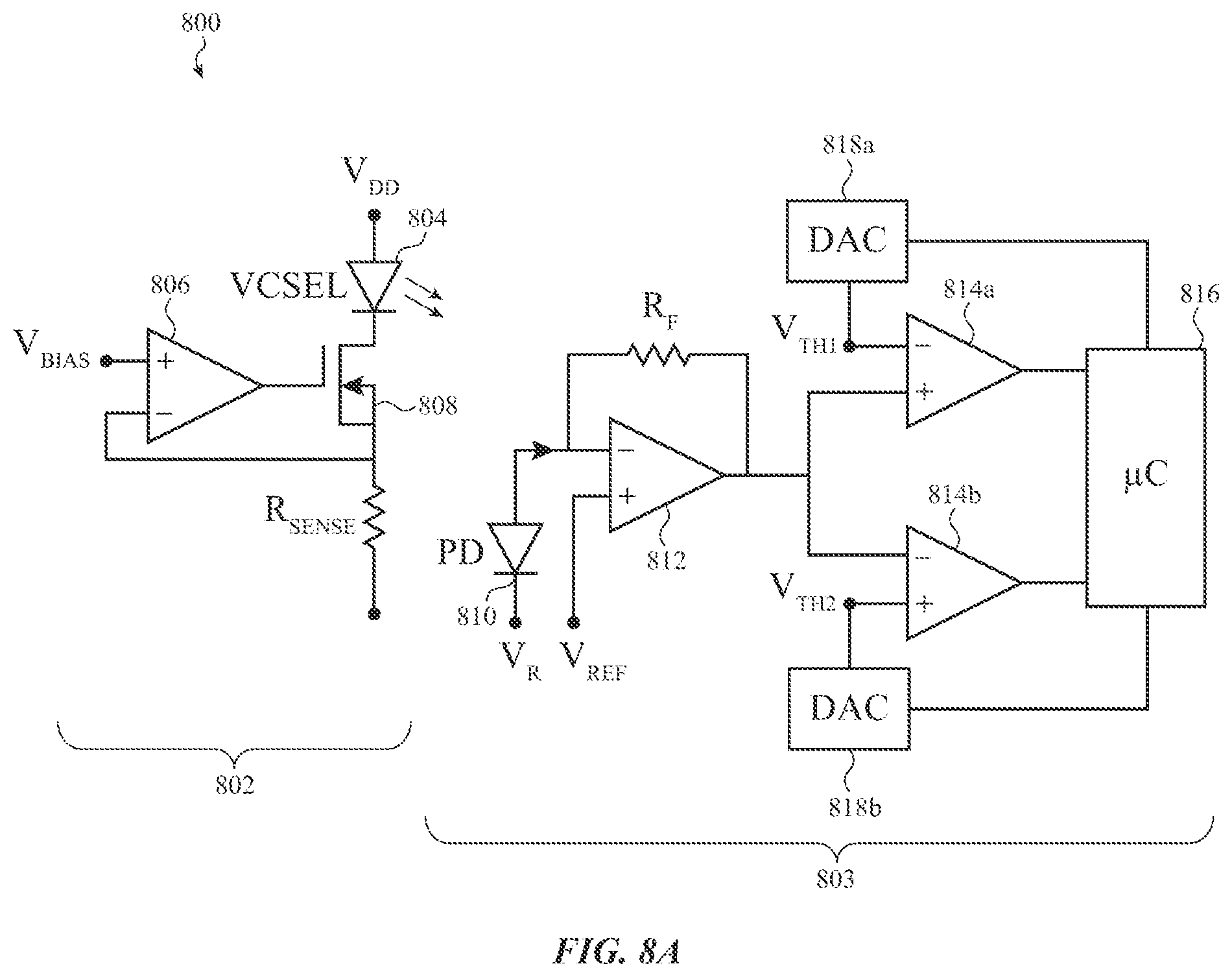 Patent US12305982 Figure 18 – Self-mixing interference based sensors for characterizing touch input