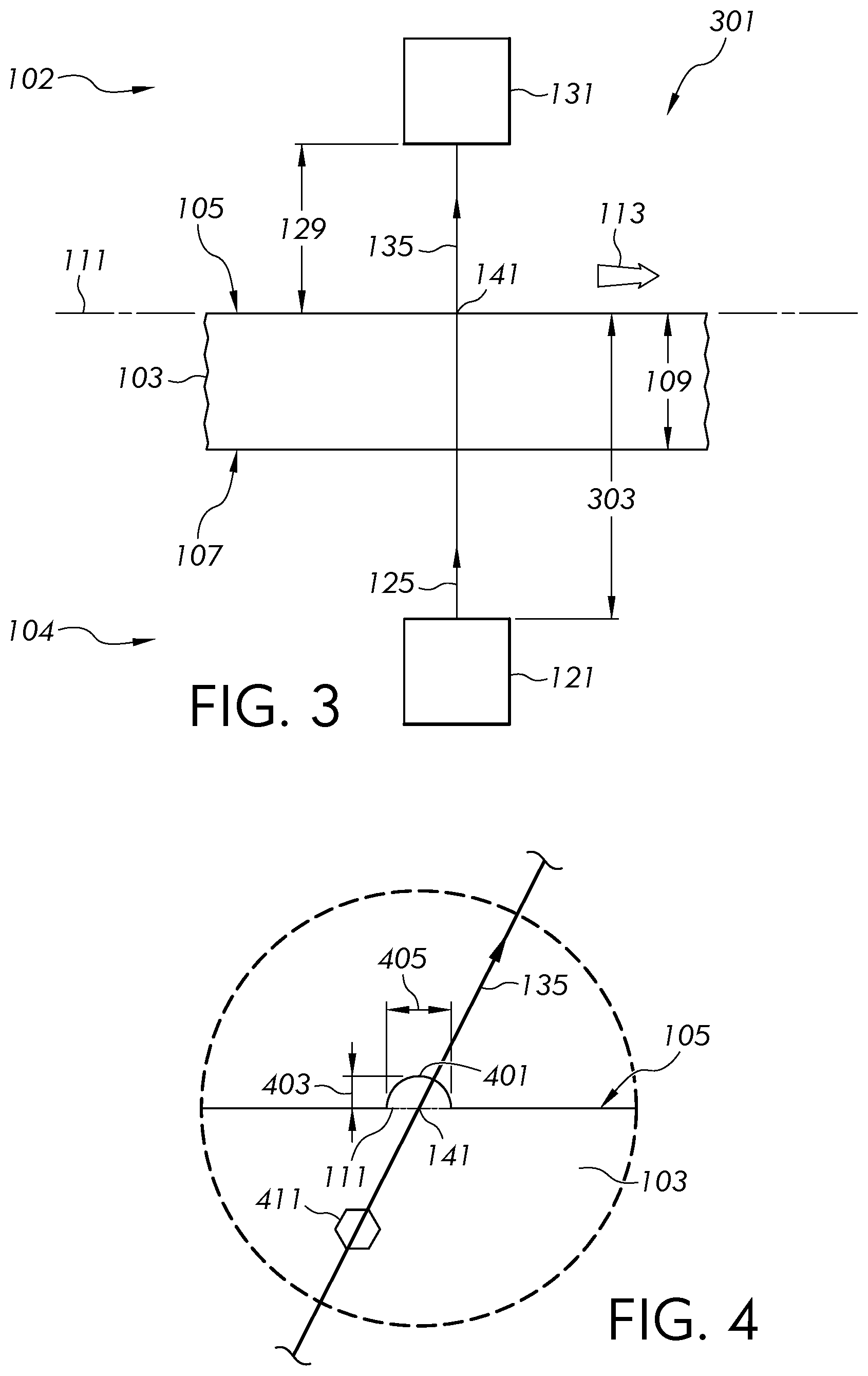 Patent US12305983 Figure 3 – Methods and apparatus for measuring a feature of glass-based substrate