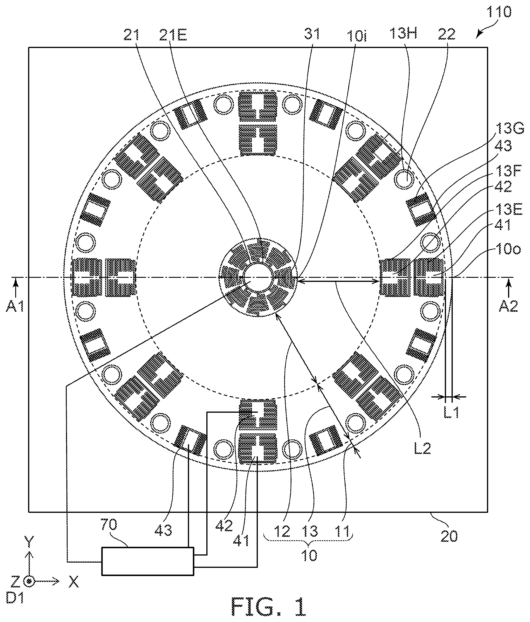 Patent US12305987 Figure 1 – Sensor