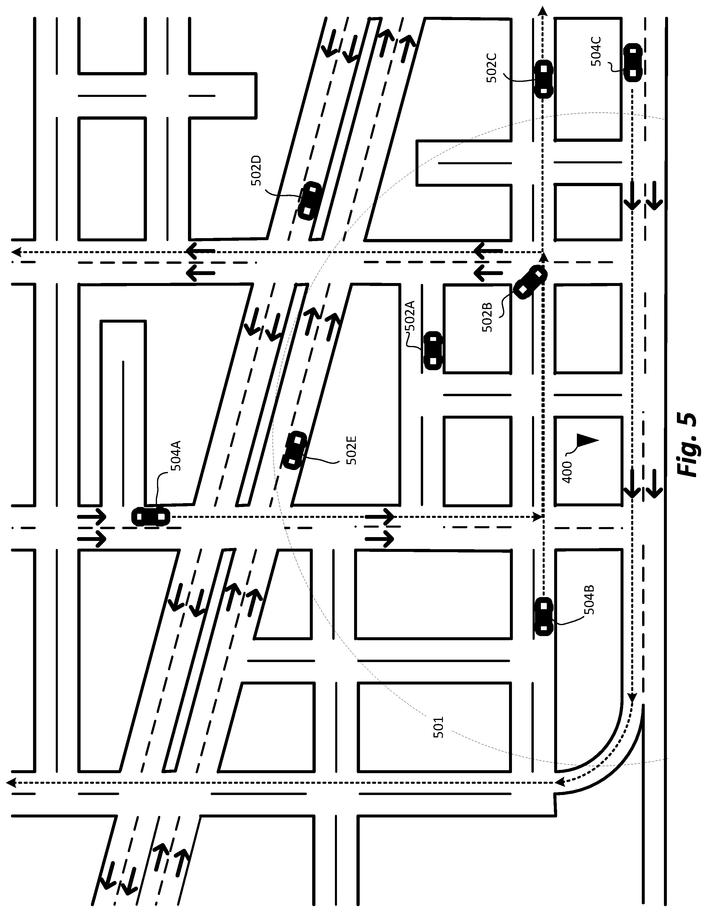 Patent US12305996 Figure 8 – Dynamically determining origin and destination locations for a network system