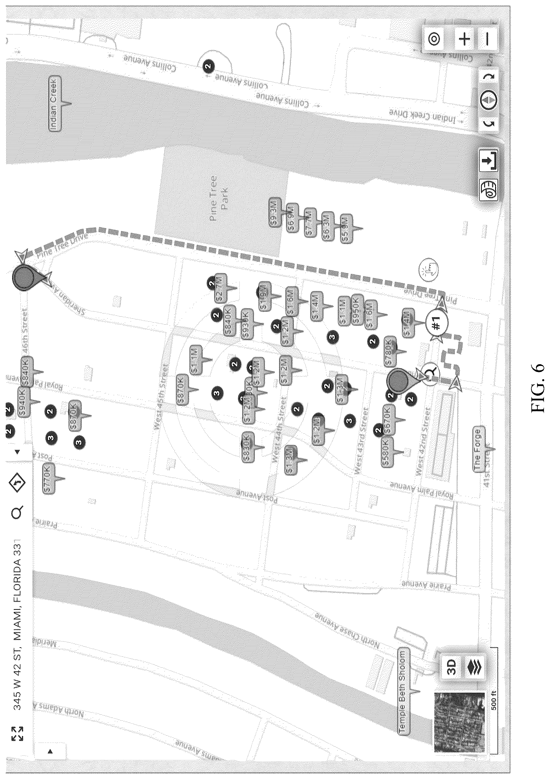 Patent US12306002 Figure 6 – Systems and methods for navigating based on scenic quality