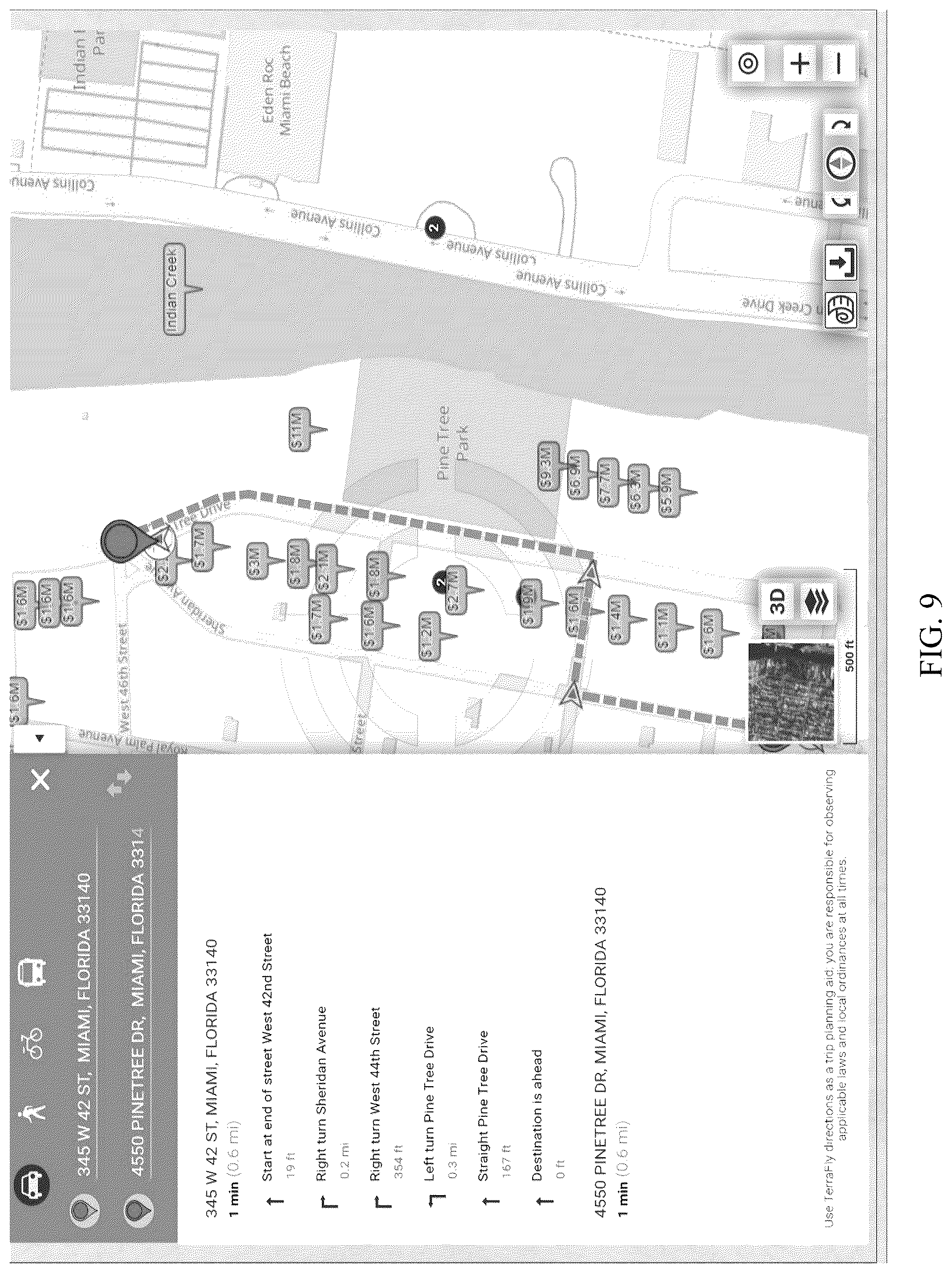 Patent US12306002 Figure 9 – Systems and methods for navigating based on scenic quality
