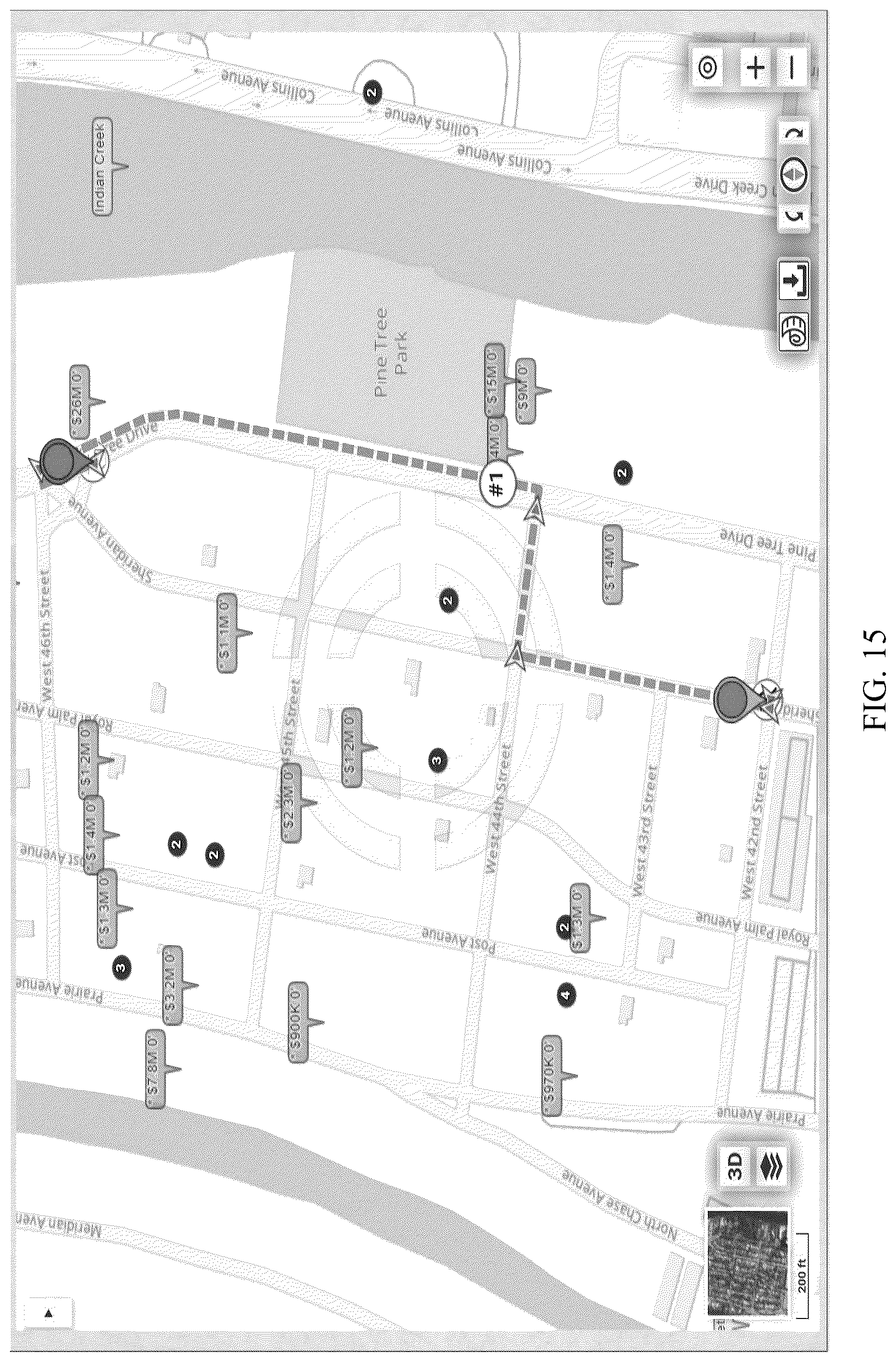 Patent US12306002 Figure 15 – Systems and methods for navigating based on scenic quality
