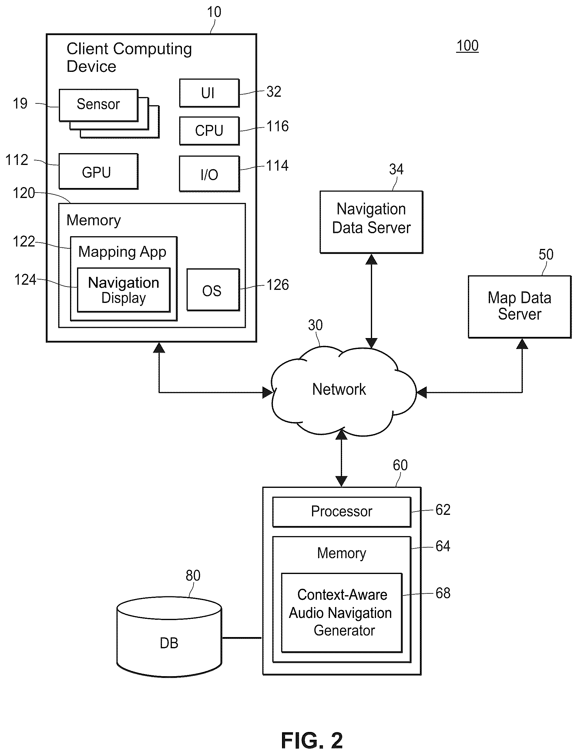 Patent US12306004 Figure 2 – Context aware navigation voice assistant