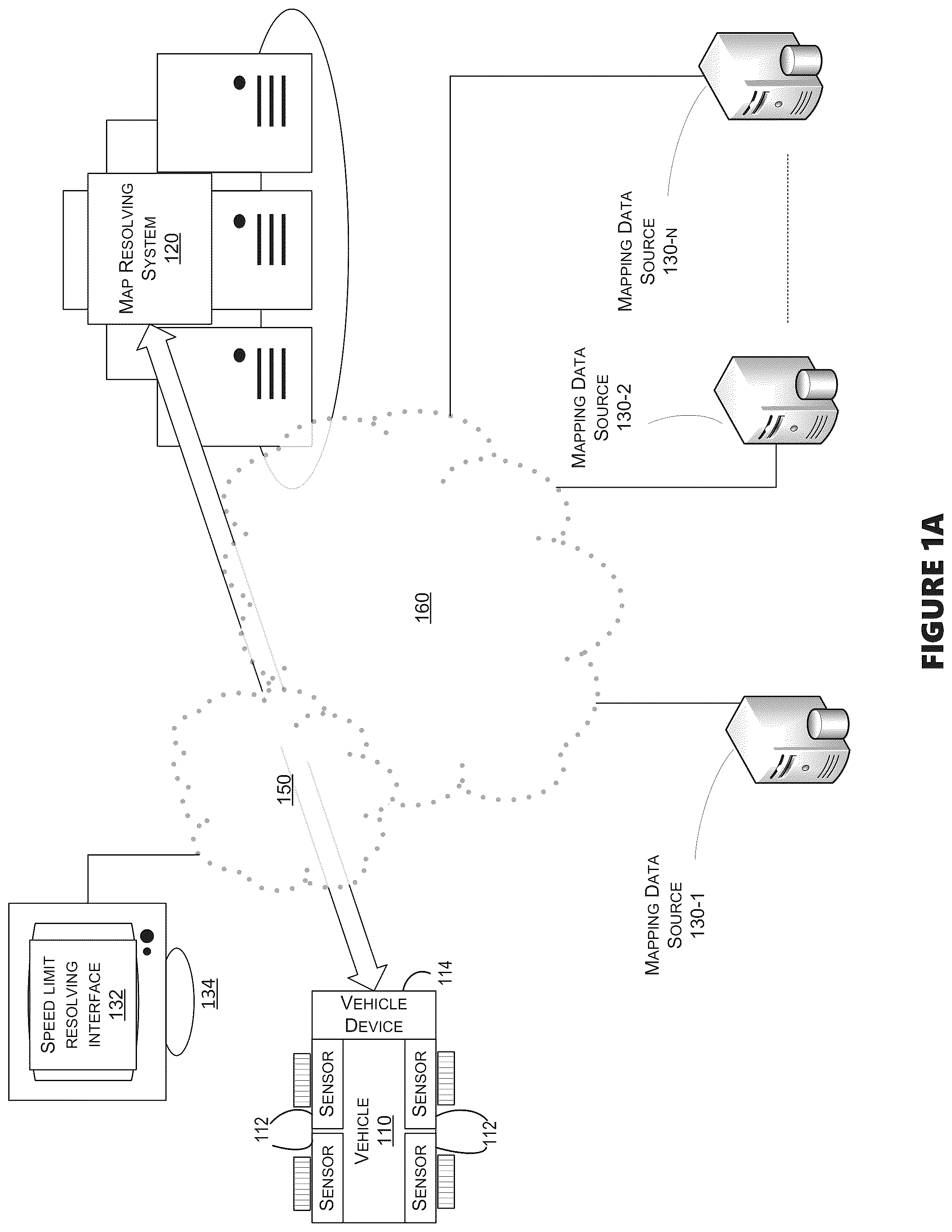 Patent US12306010 Figure 1 – Resolving inconsistencies in vehicle guidance maps