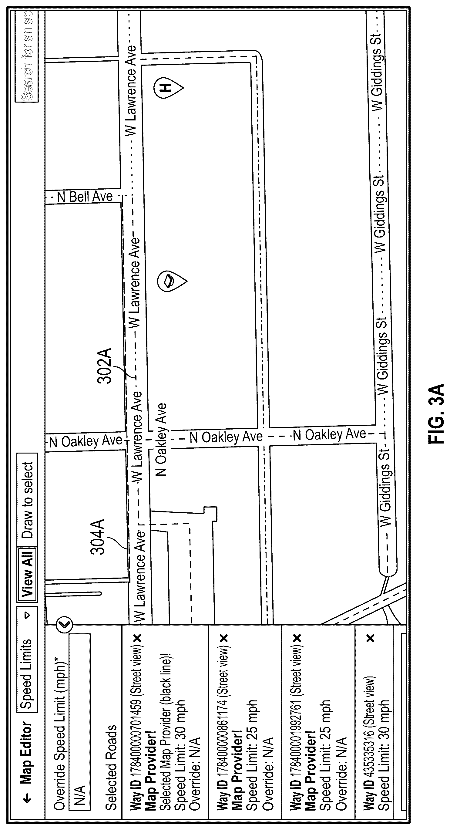 Patent US12306010 Figure 5 – Resolving inconsistencies in vehicle guidance maps