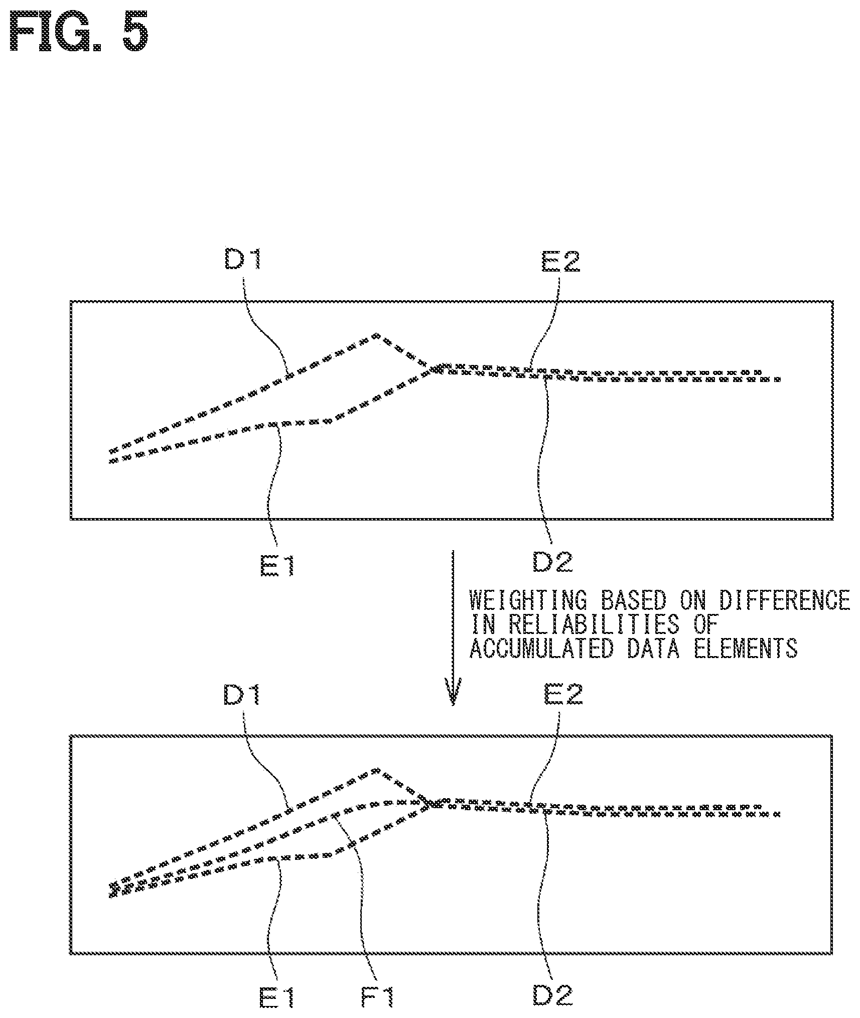 Patent US12306012 Figure 5 – Map update device and map update program product
