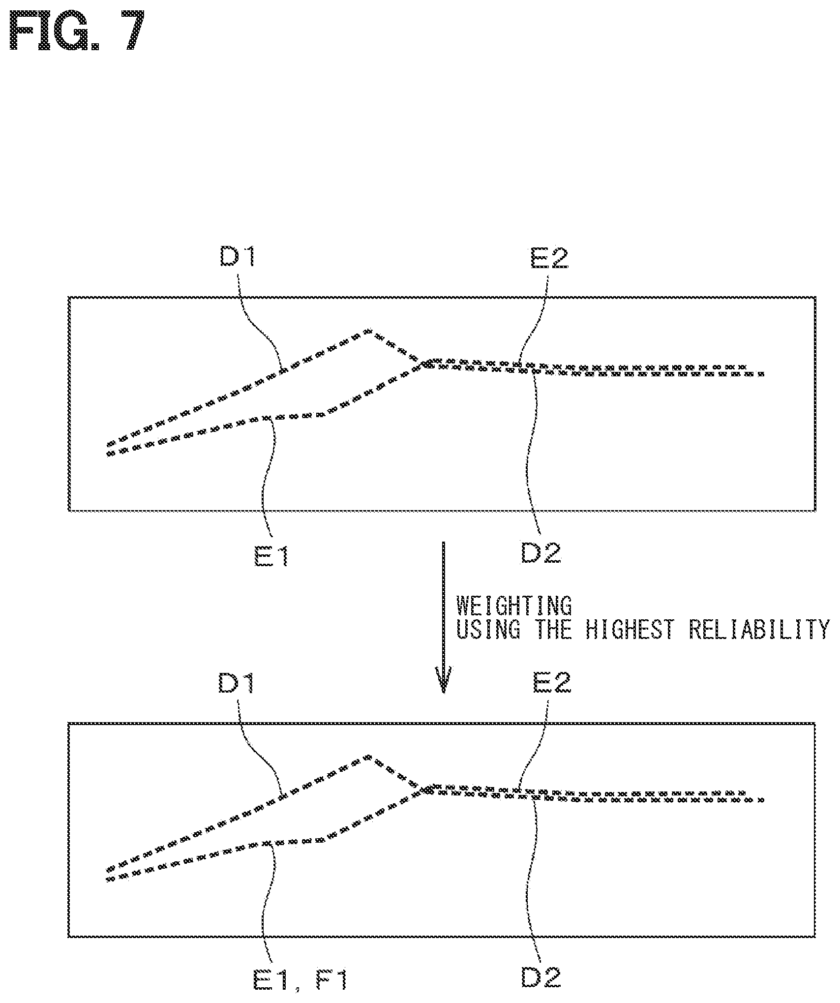 Patent US12306012 Figure 7 – Map update device and map update program product