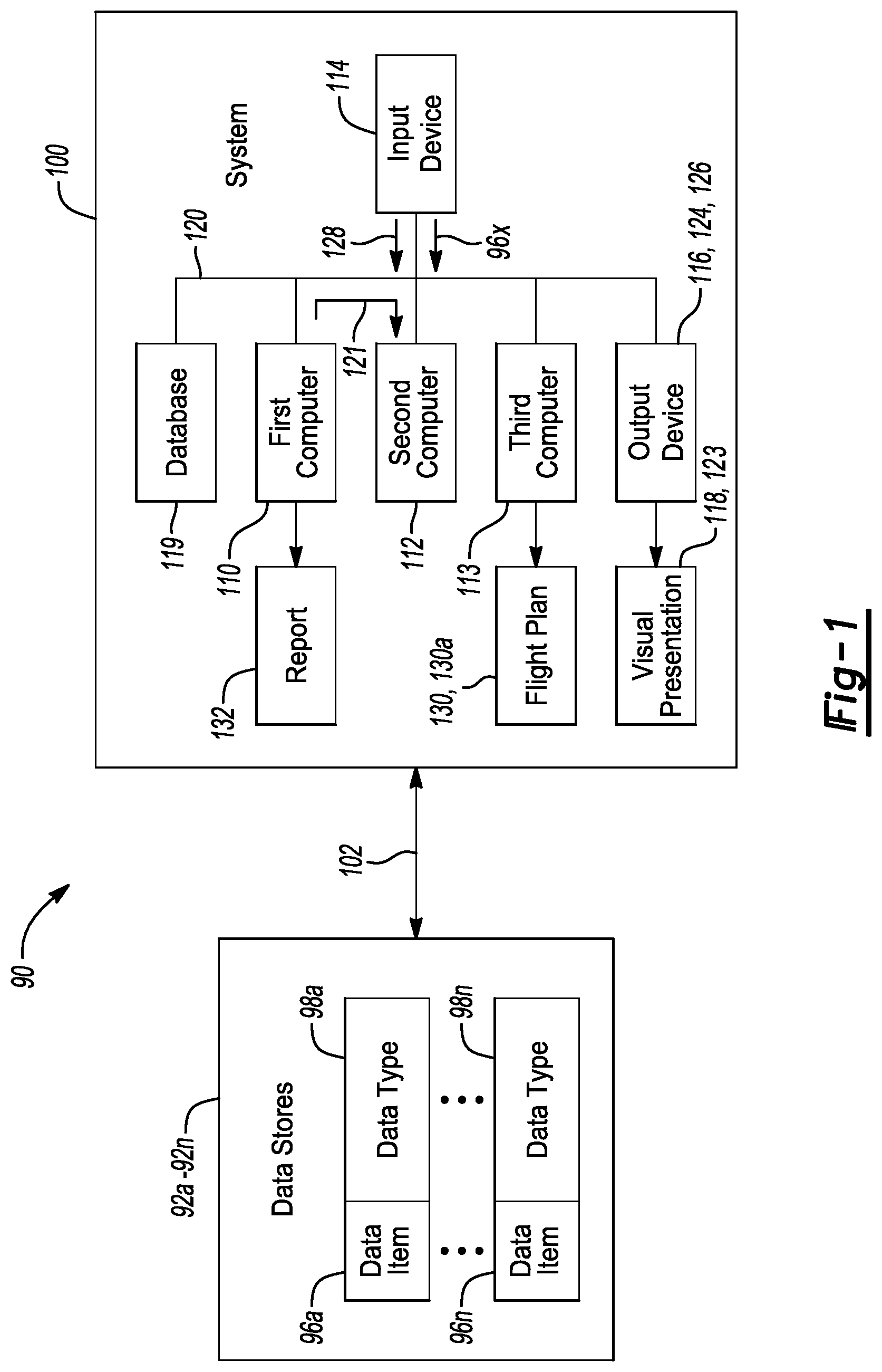 Patent US12306013 Figure 1 – Flight constraints service