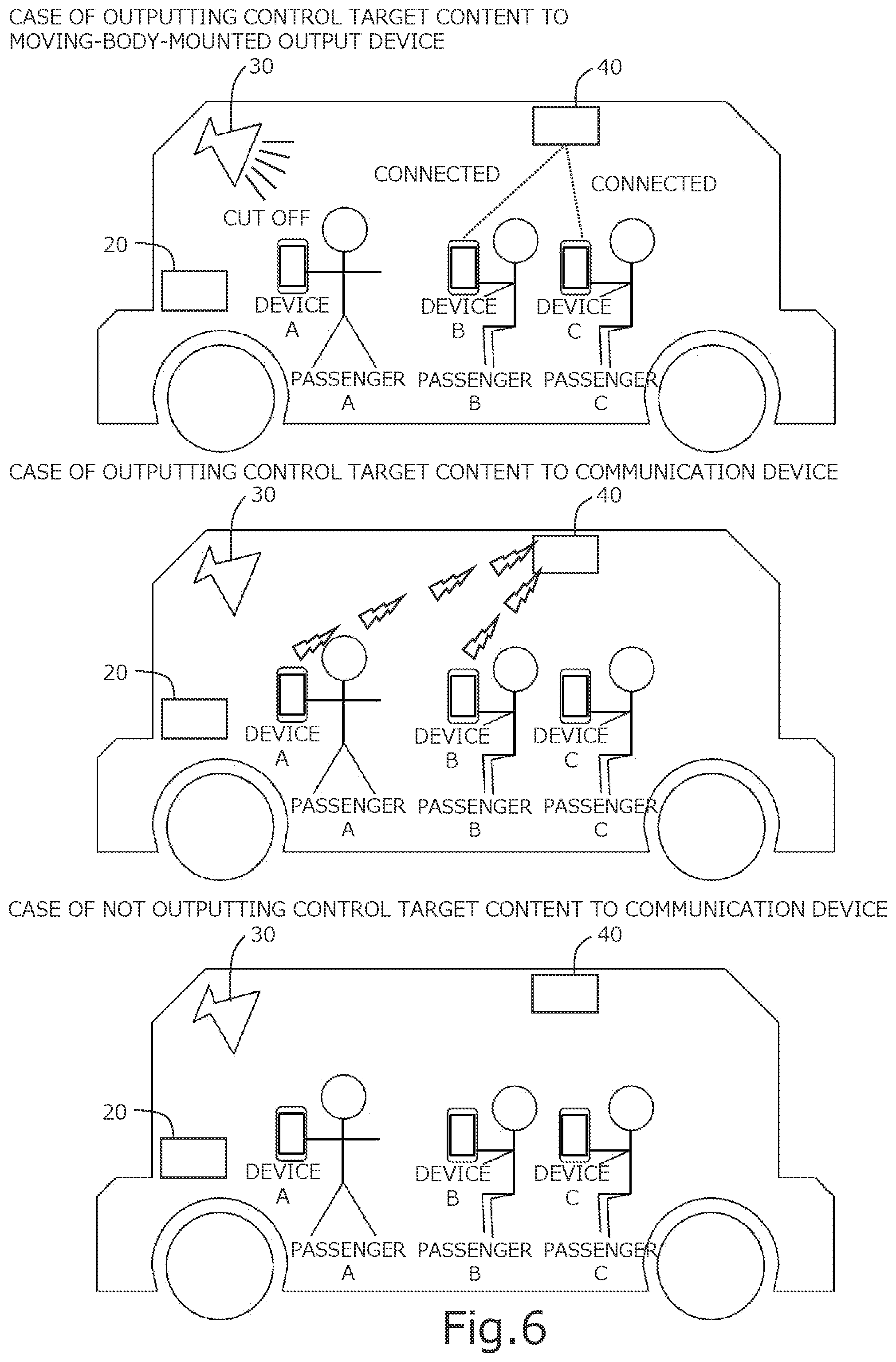 Patent US12306015 Figure 6 – Notification device and method for moving body passengers