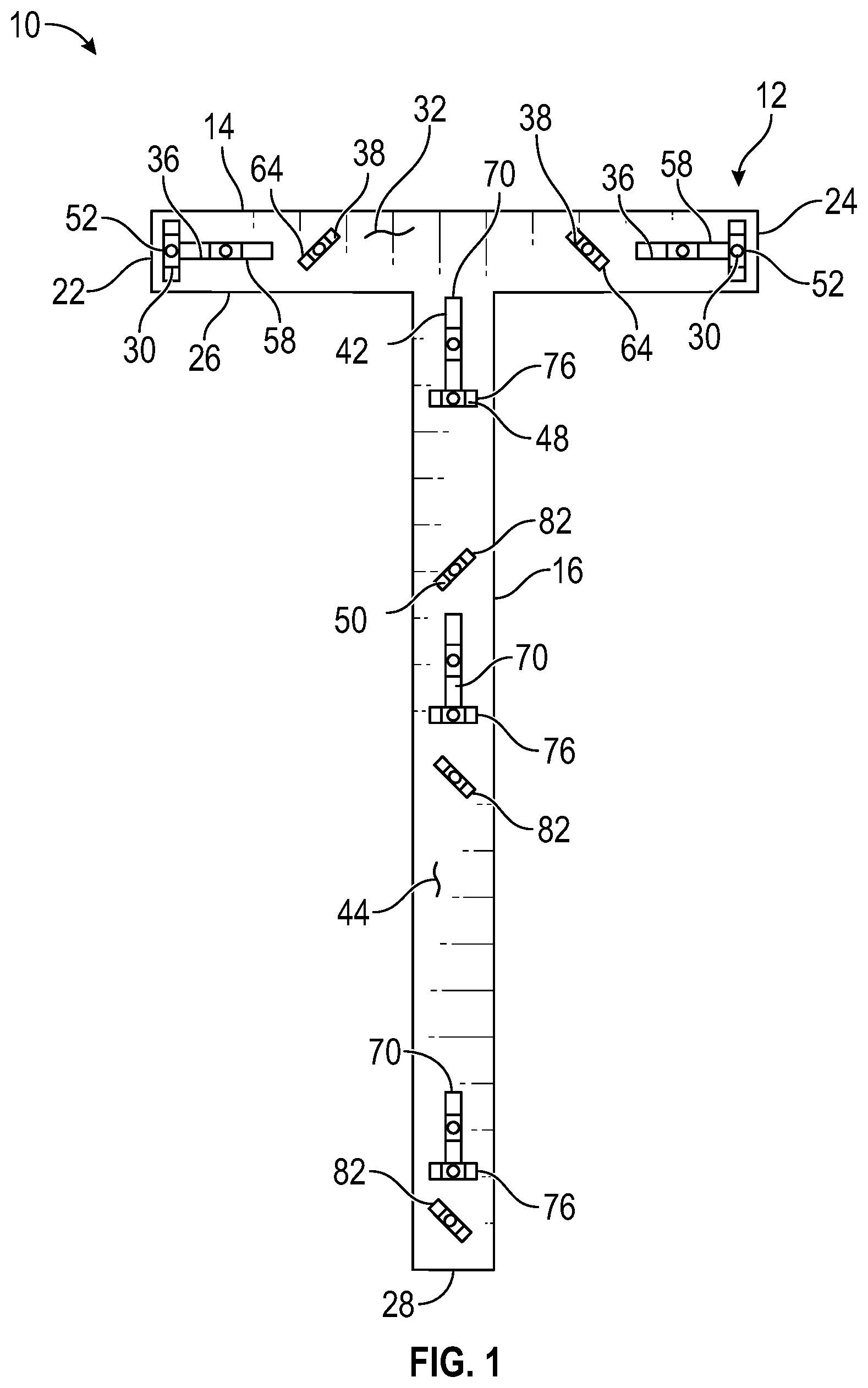 Patent US12306017 Figure 1 – Multiple plane level assembly