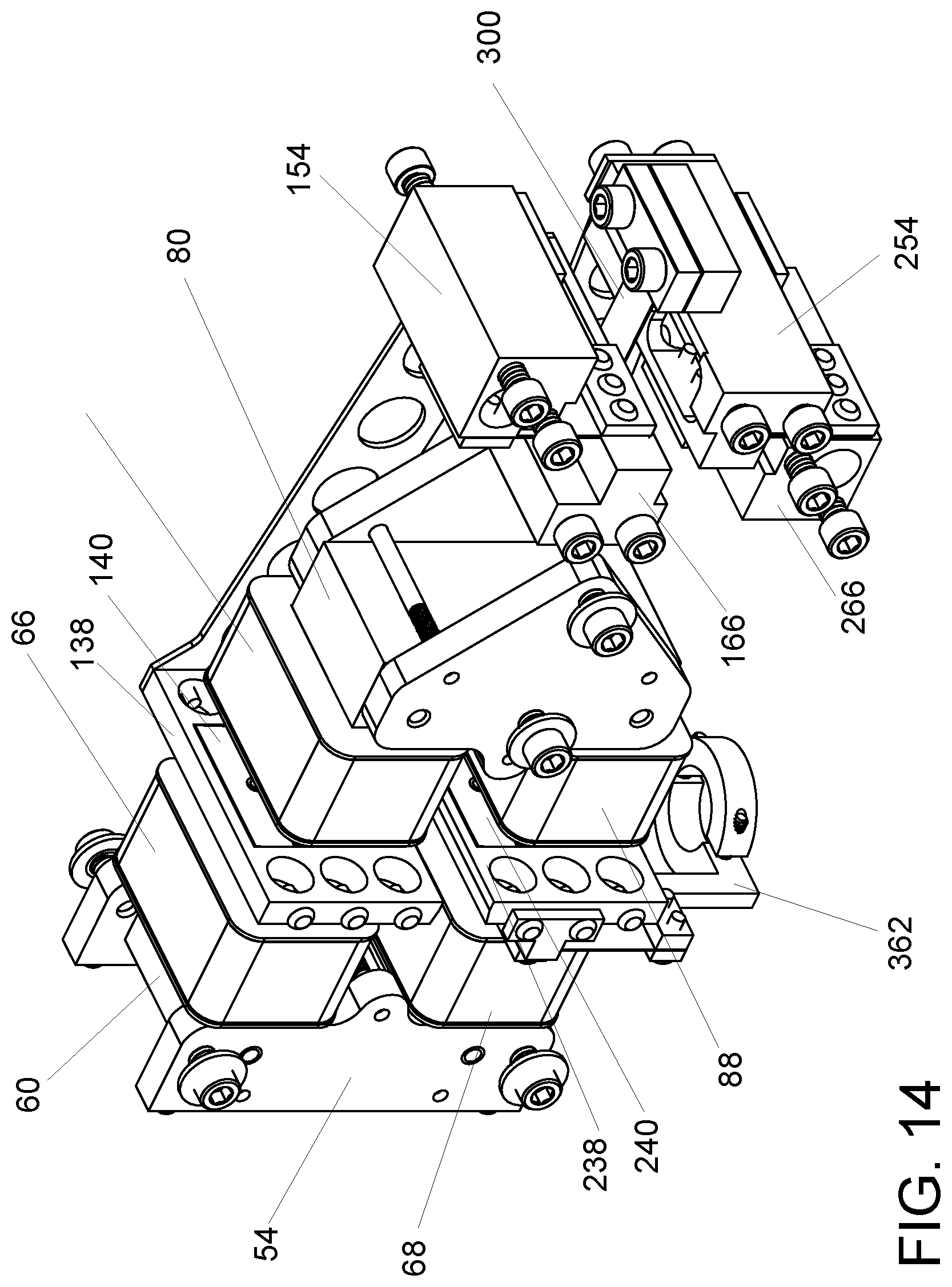 Patent US12306018 Figure 14 – Material testing apparatus having vibration mitigation