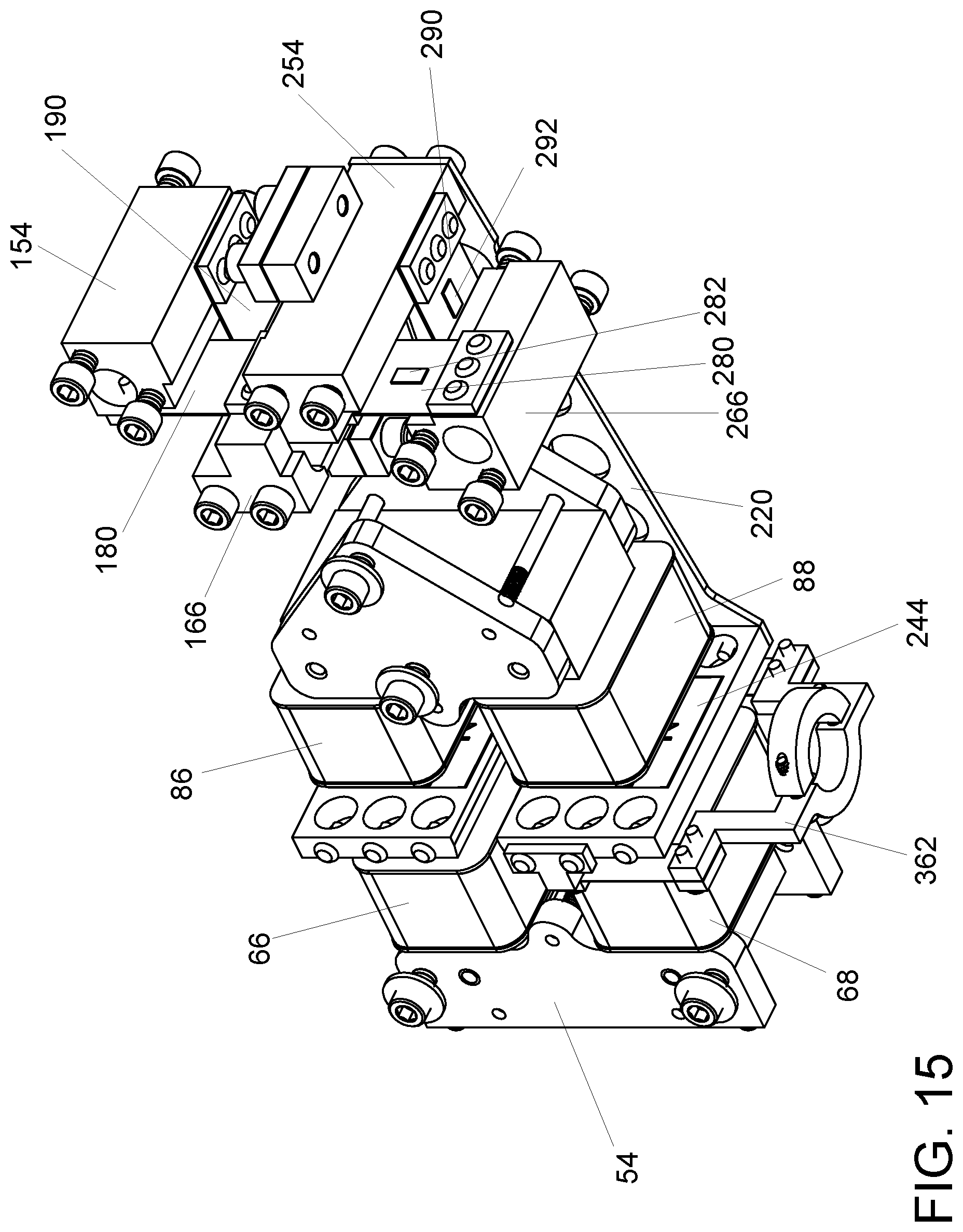 Patent US12306018 Figure 15 – Material testing apparatus having vibration mitigation