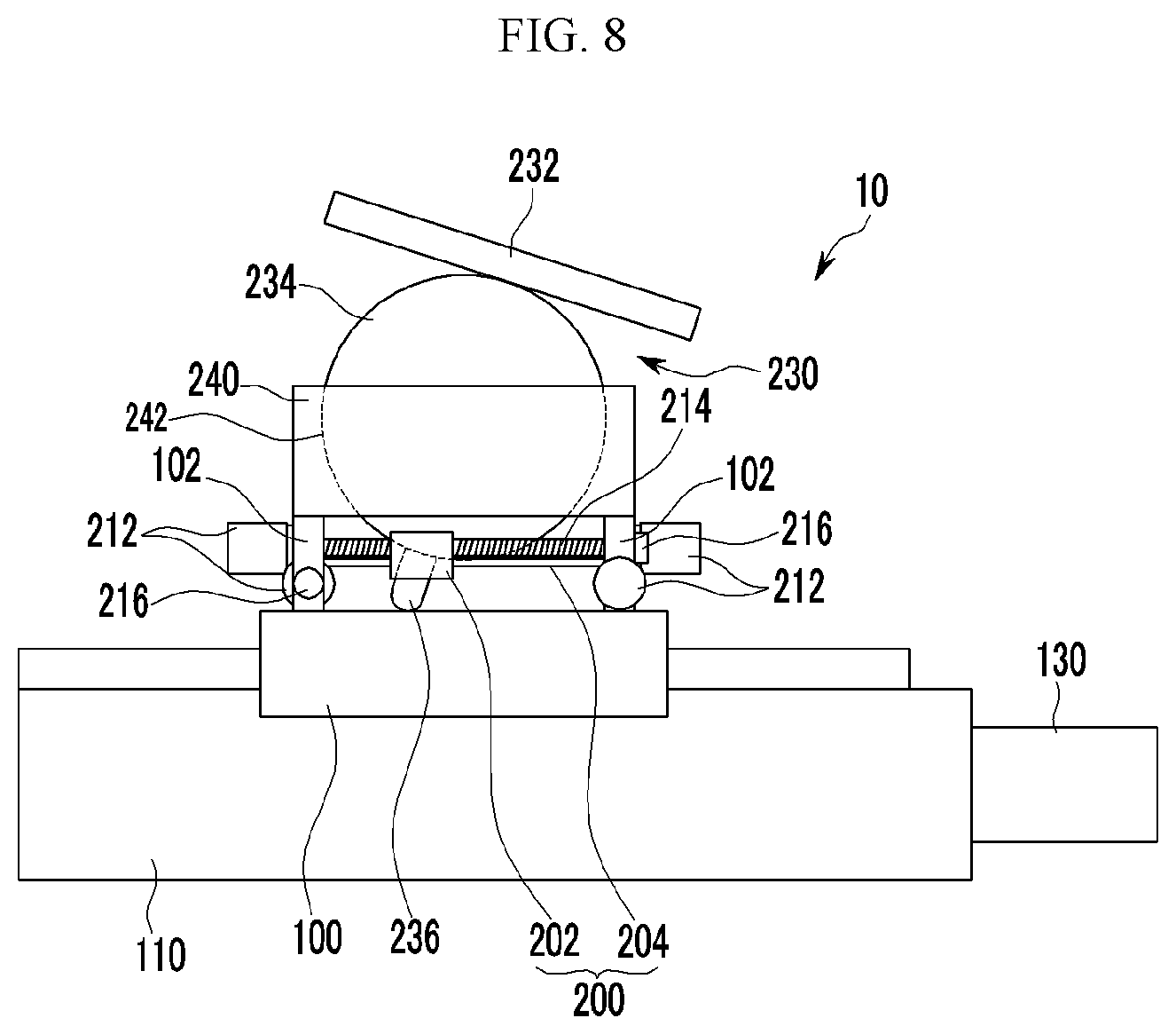 Patent US12306019 Figure 8 – Sensor position control apparatus and method