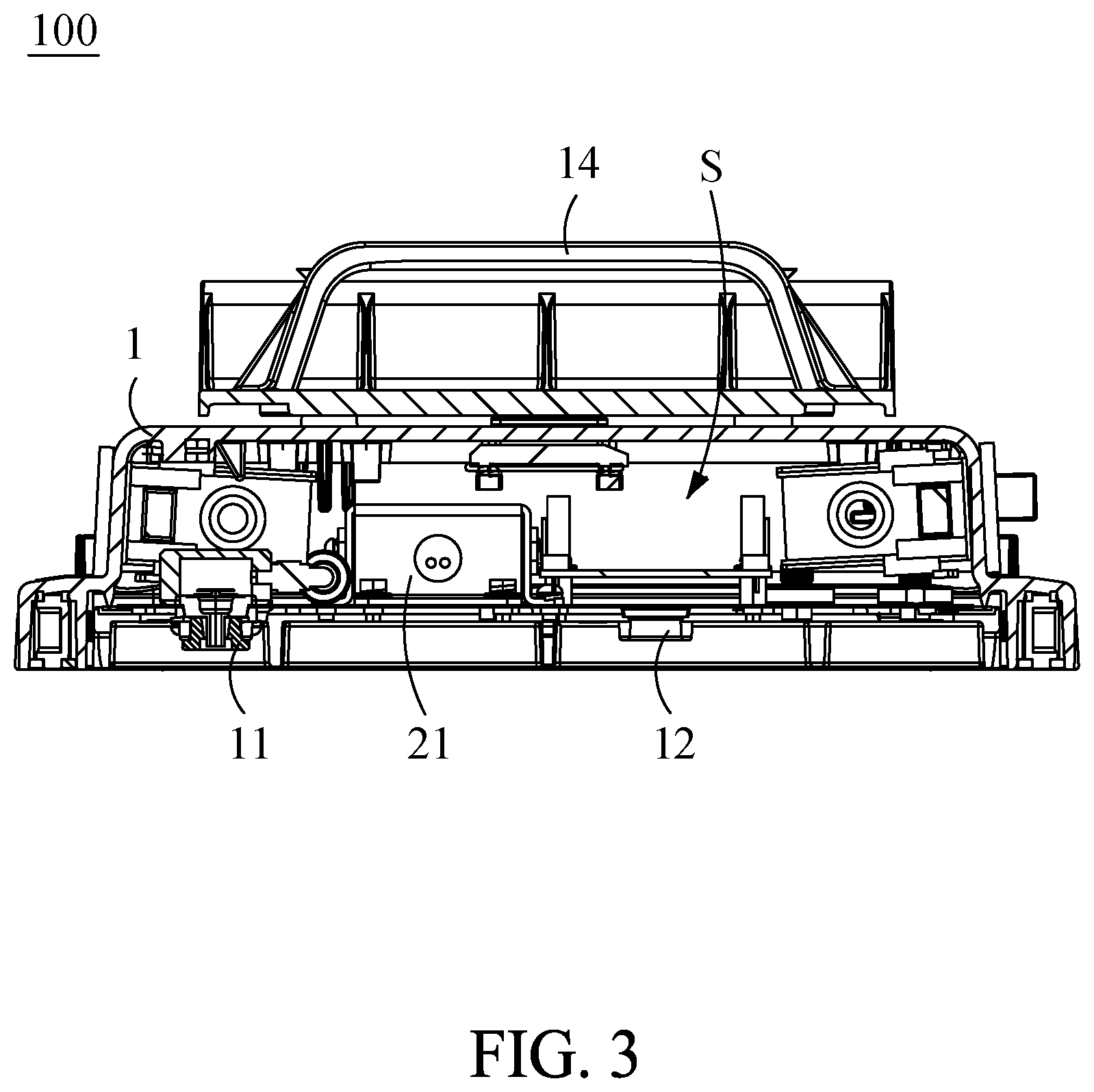 Patent US12306028 Figure 3 – Jig for automatically measuring flow rate of reticle carrier