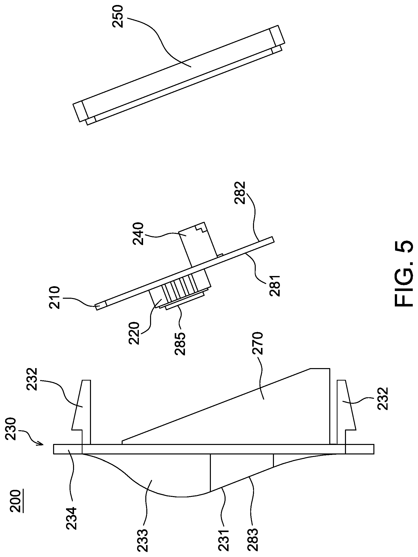Patent US12306035 Figure 3 – Optical sensor assembly and front cover of optical sensor assembly
