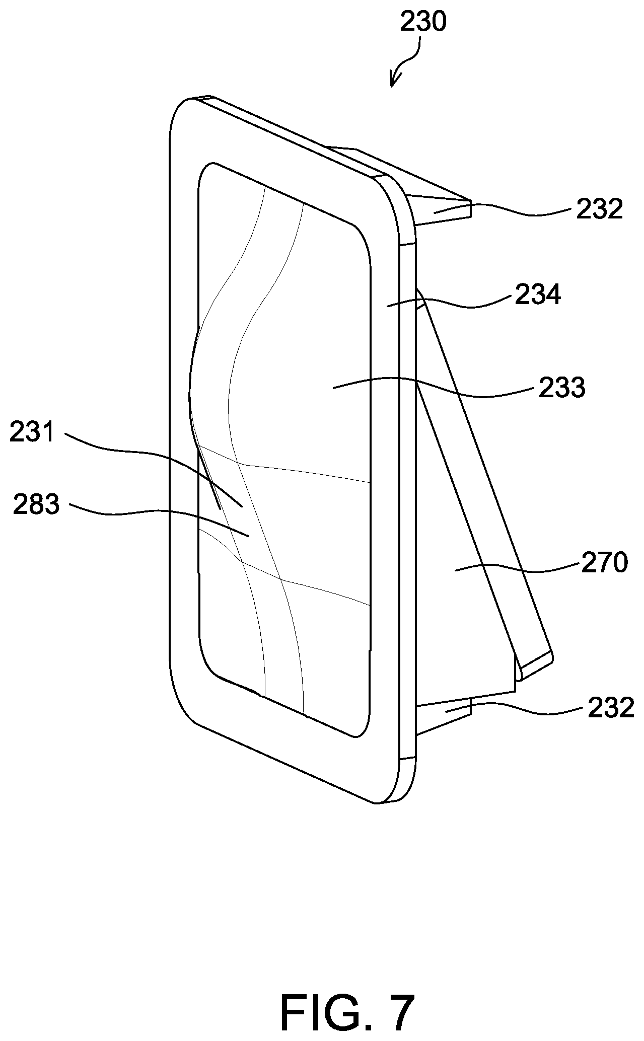 Patent US12306035 Figure 5 – Optical sensor assembly and front cover of optical sensor assembly