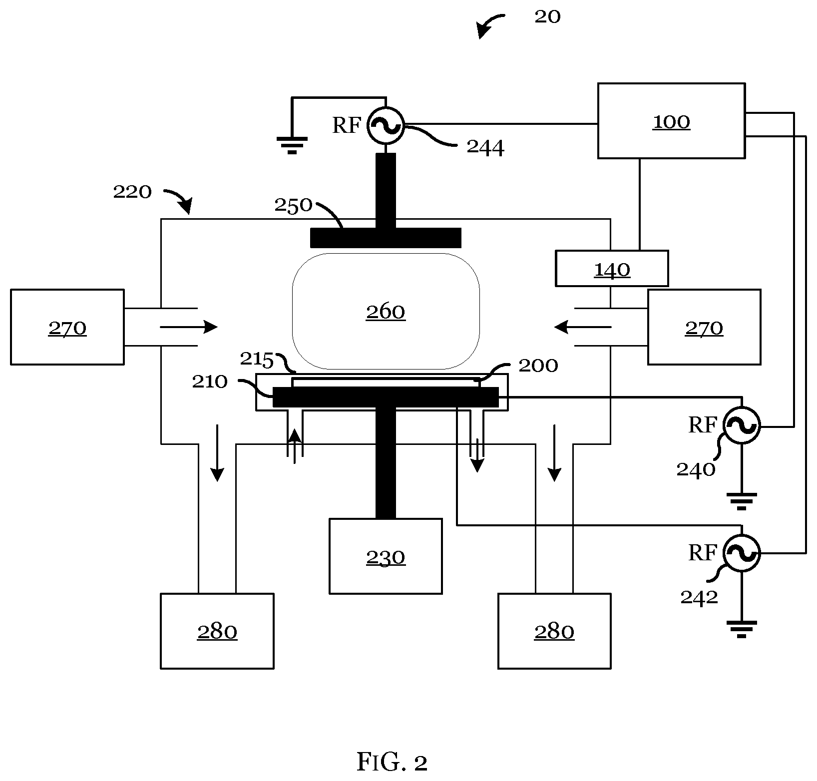 Patent US12306044 Figure 2 – Optical emission spectroscopy for advanced process characterization