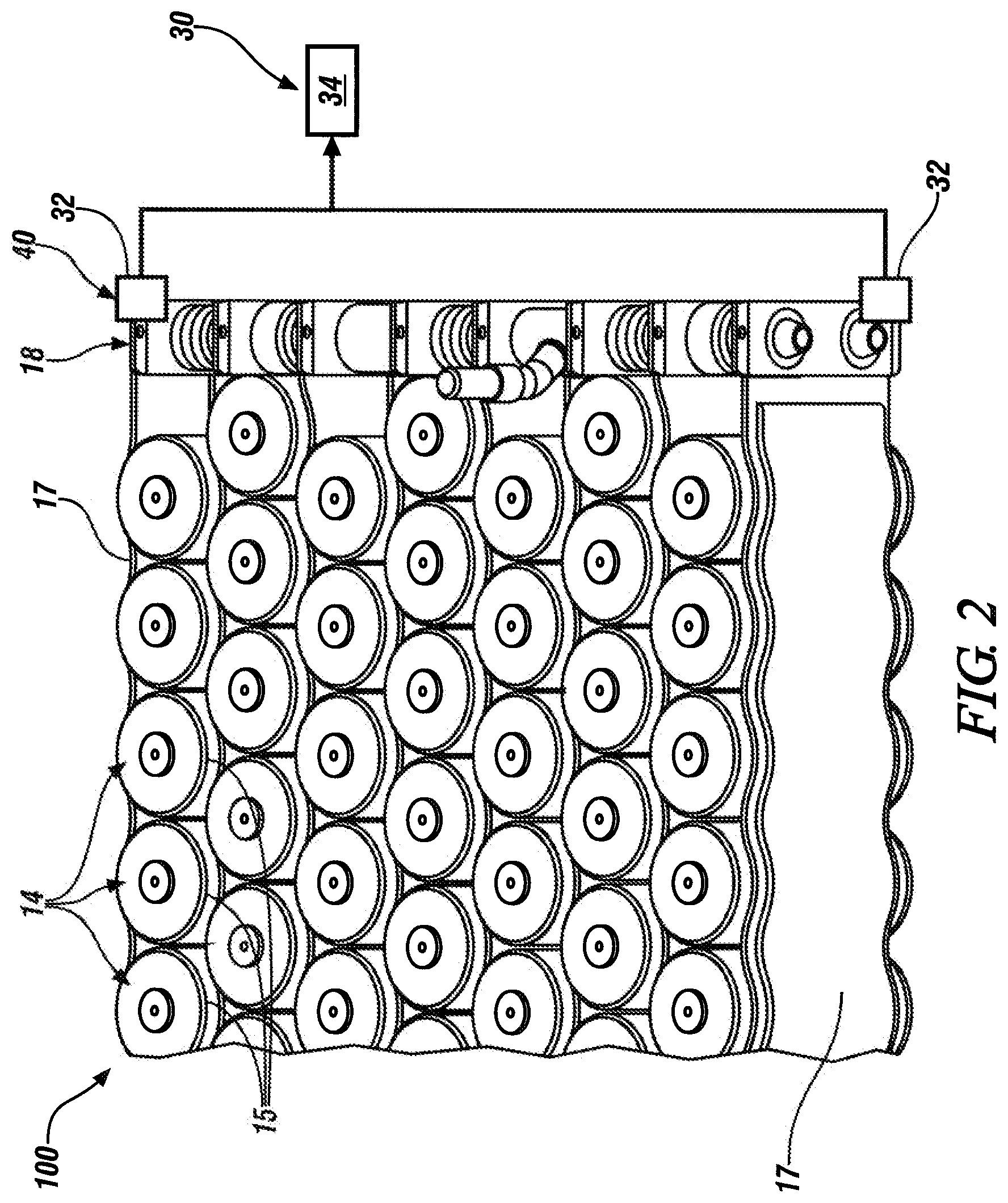 Patent US12306047 Figure 2 – System and method for monitoring a multi-cell rechargeable energy storage device