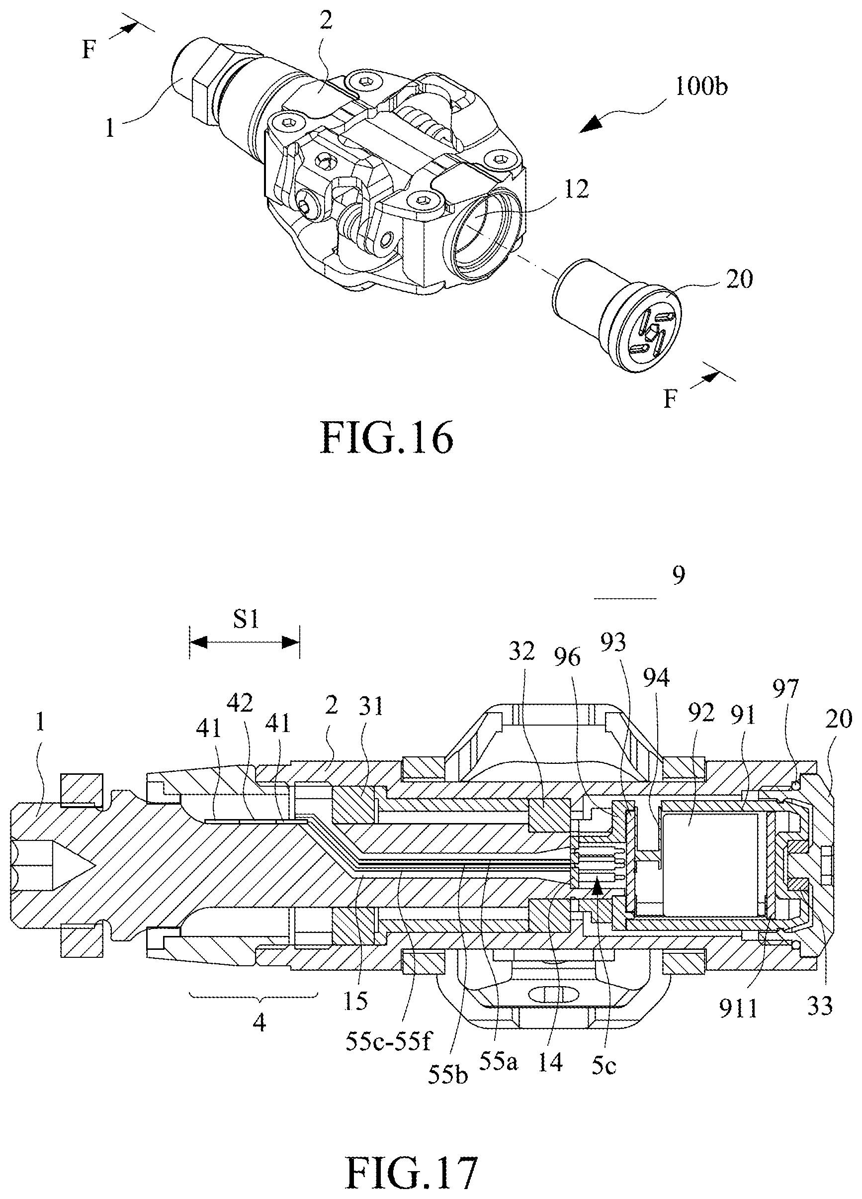 Patent US12306051 Figure 9 – Bicycle pedal signal detection device