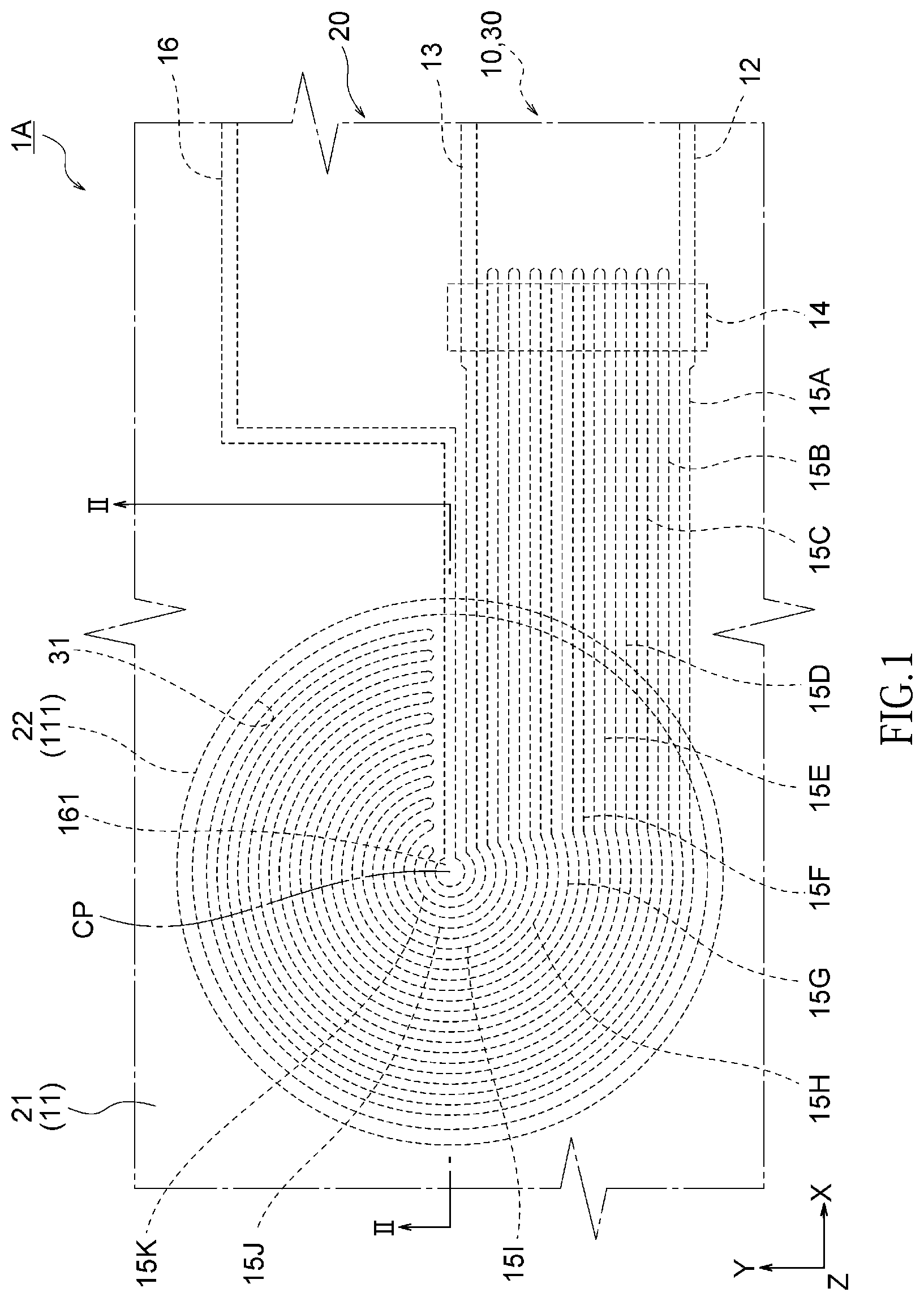 Patent US12306052 Figure 1 – Pressure sensitive sensor