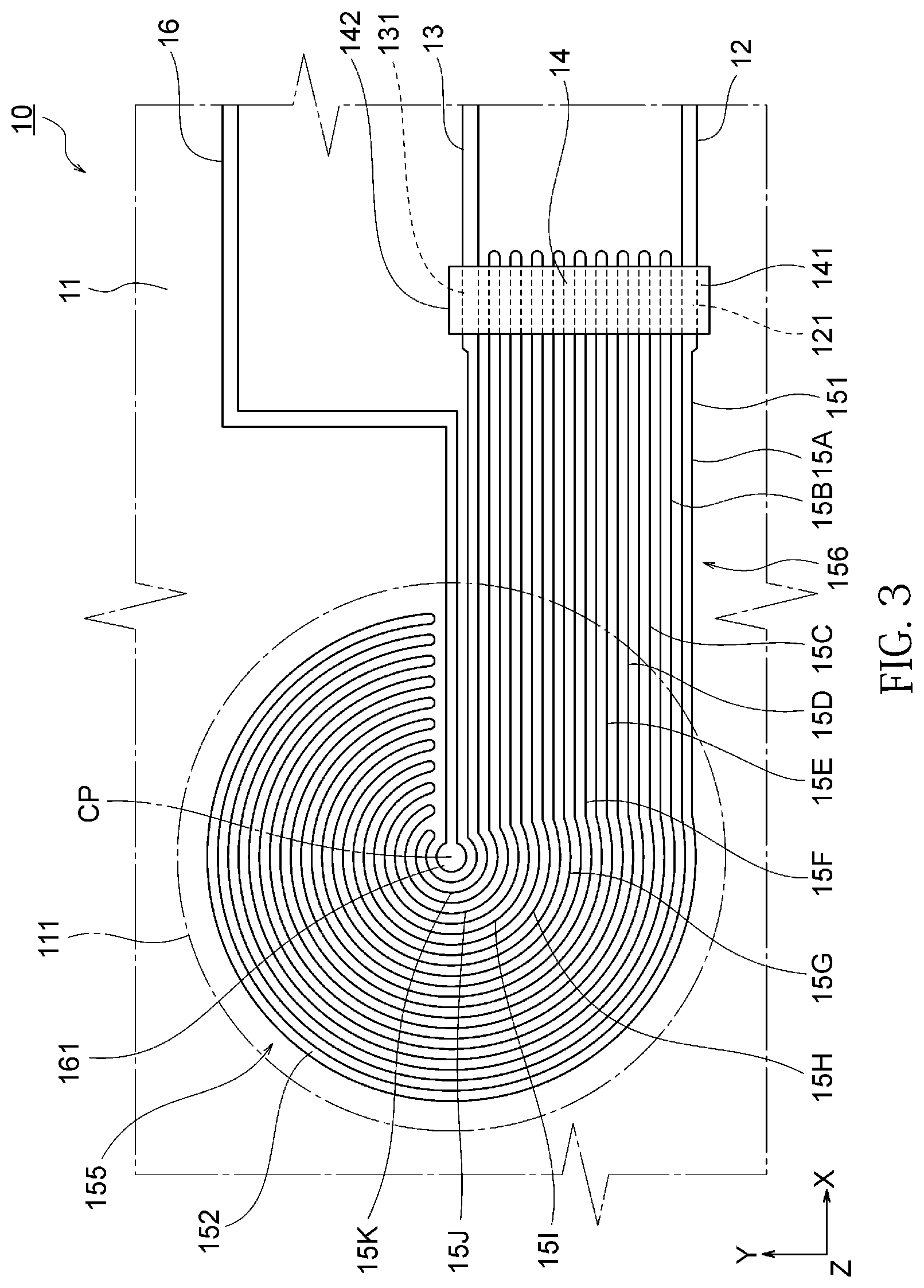 Patent US12306052 Figure 3 – Pressure sensitive sensor