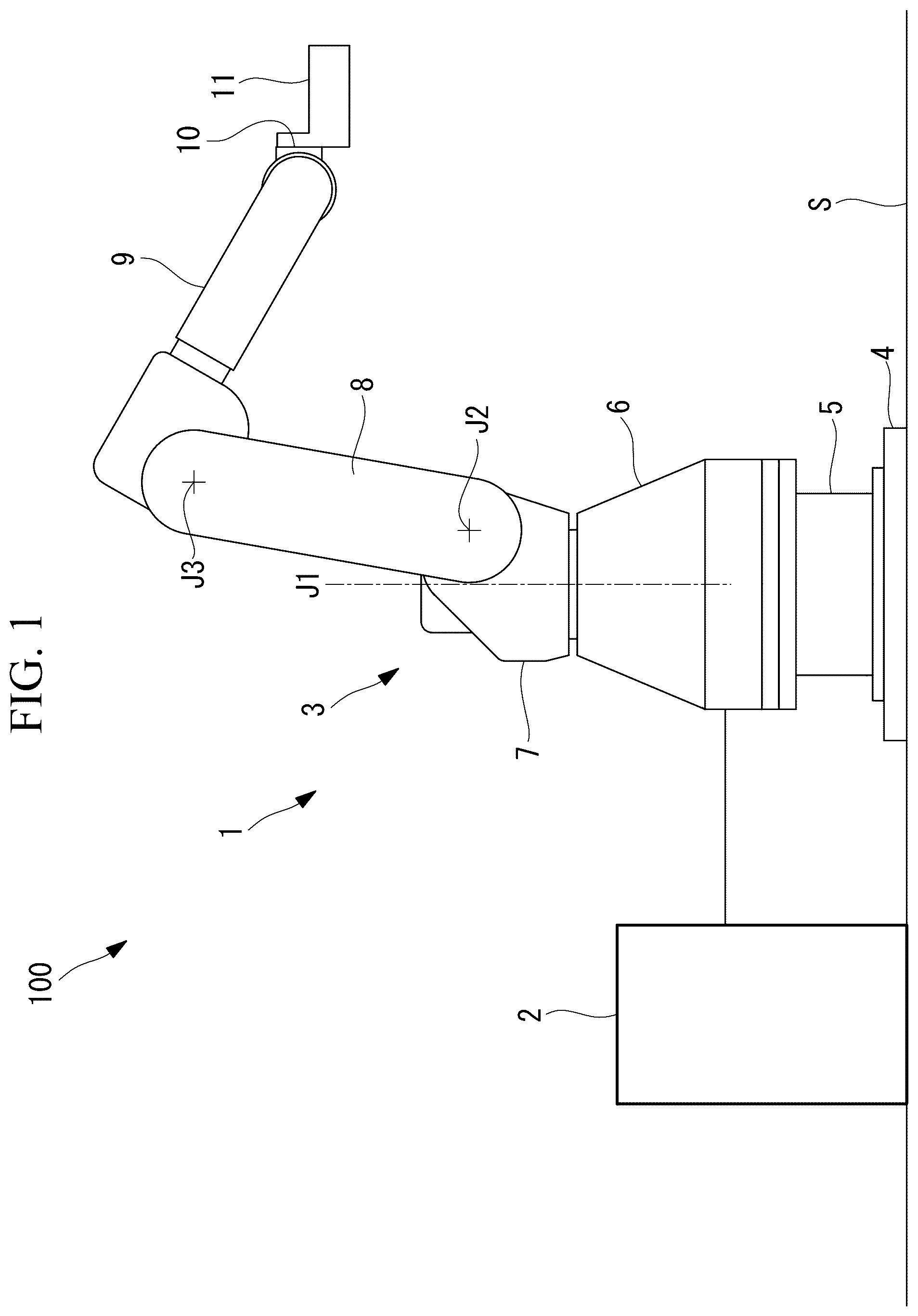 Patent US12306057 Figure 1 – Force sensor diagnostic device and robot control device