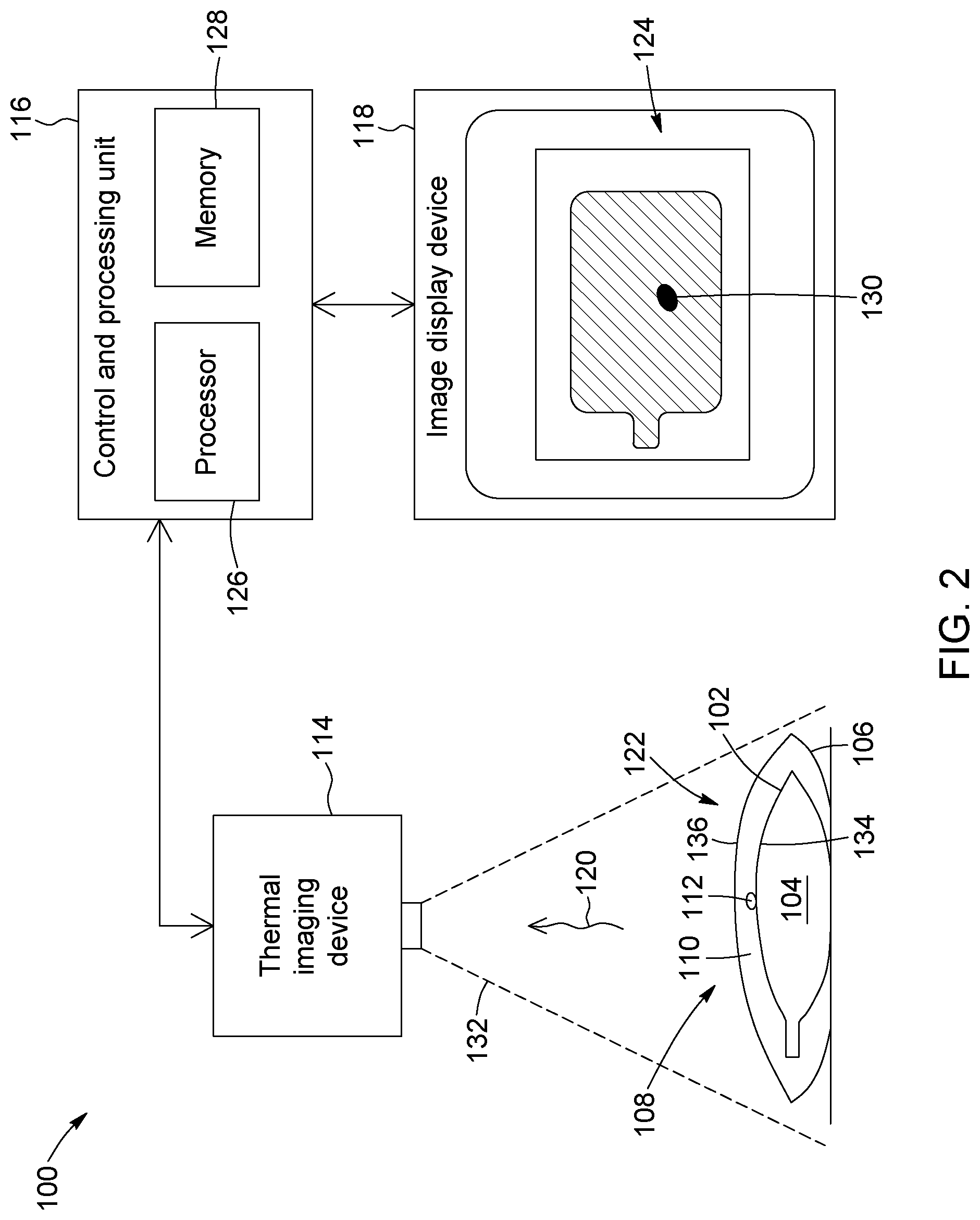 Patent US12306065 Figure 2 – Container leakage detection using thermal imaging