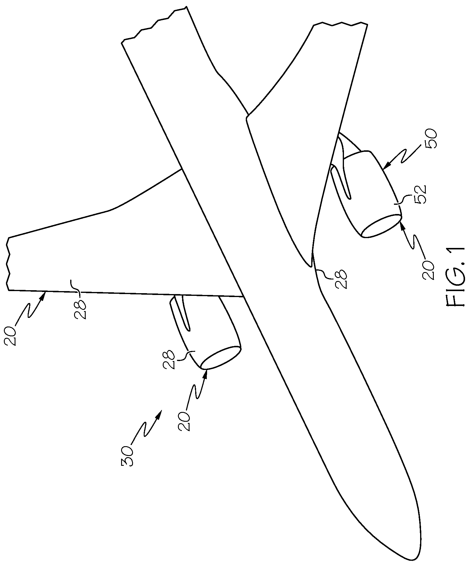 Patent US12306068 — Systems and methods for monitoring a flow of a fluid on an external surface of a structure in motion — Figure 1